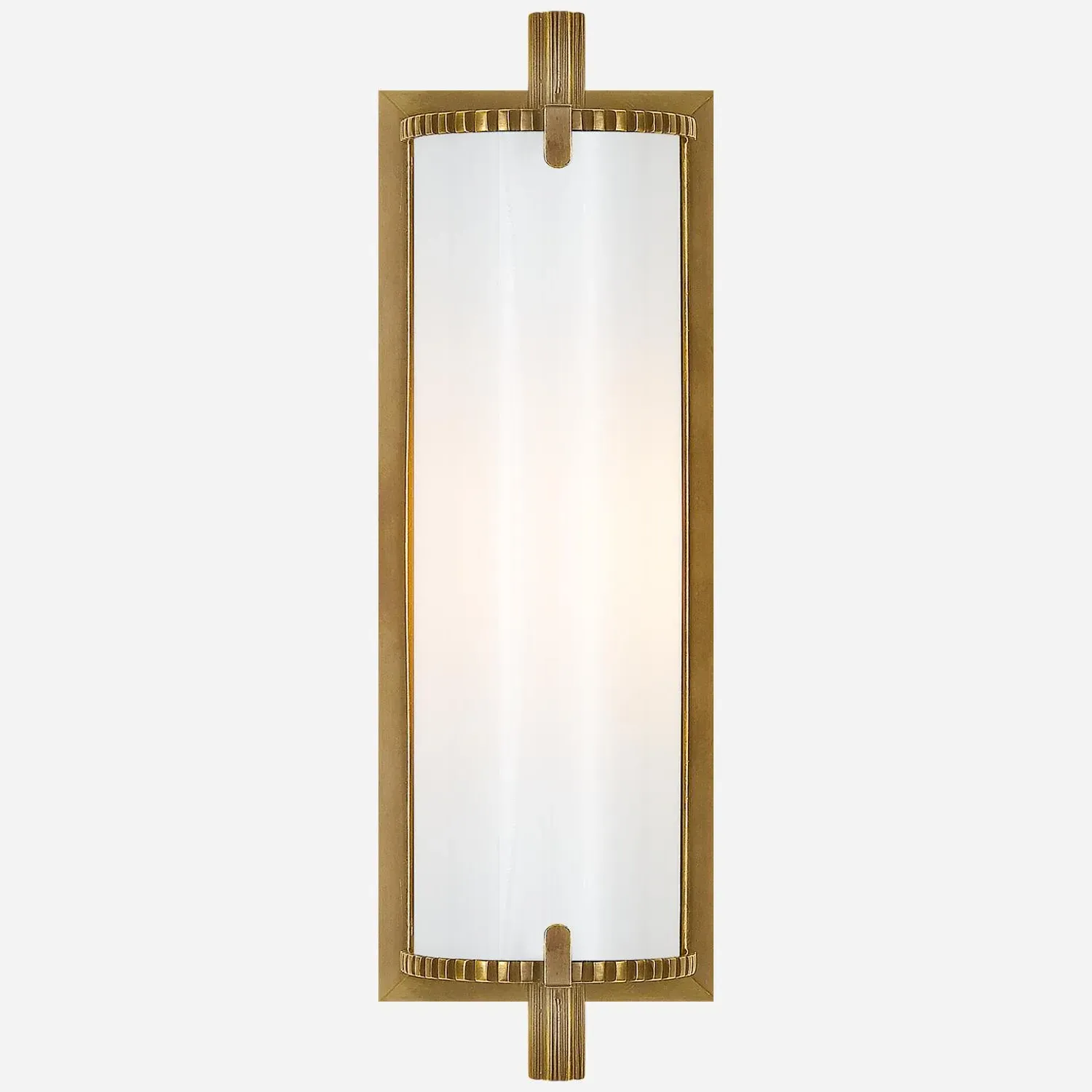 Short Wall Light Art Deco Style - Brass, Glass product