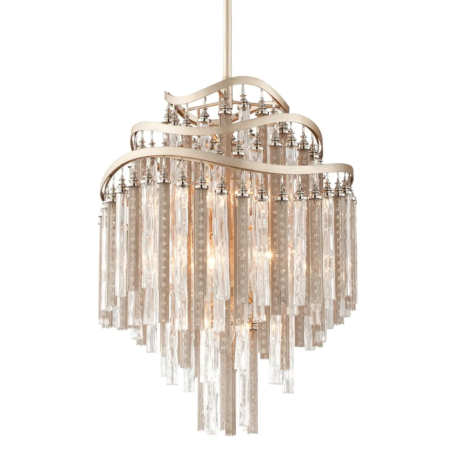 Small Chimera Pendant Light - Silver, Crystal product