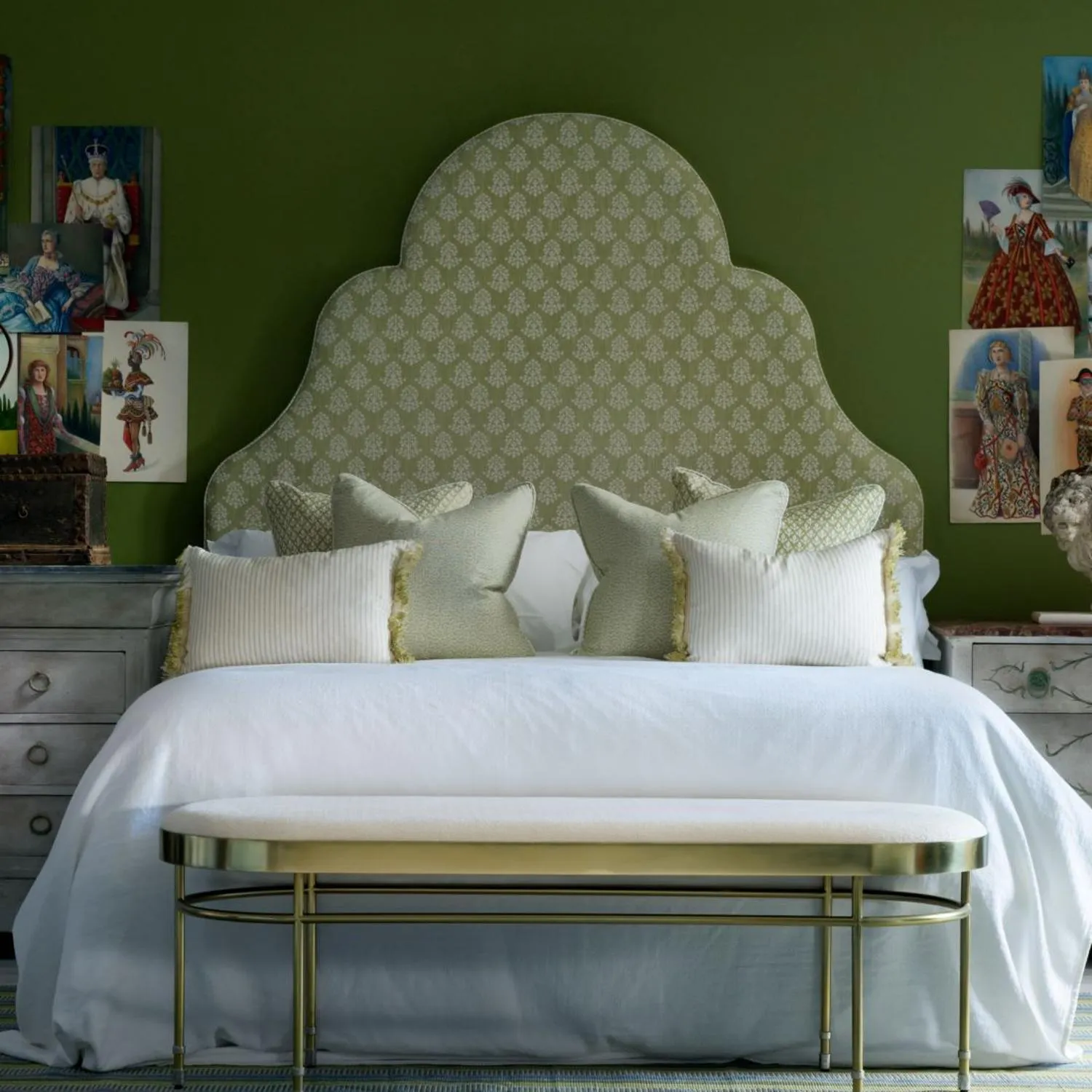 6ft Chloe Custom Headboard - Custom Fabric, Plywood alternate view