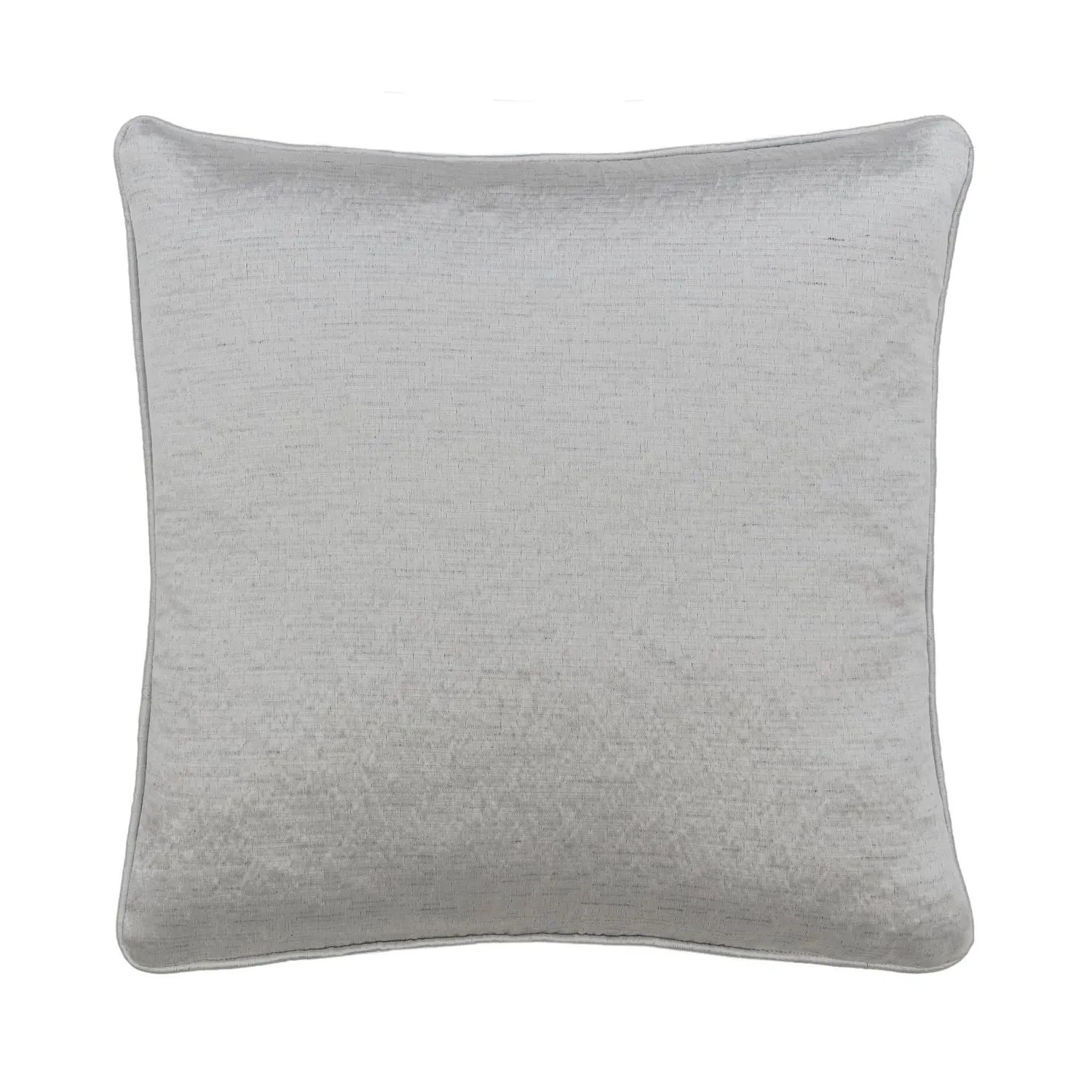 Square Cushion with Feather Fill - Silver, Satin product
