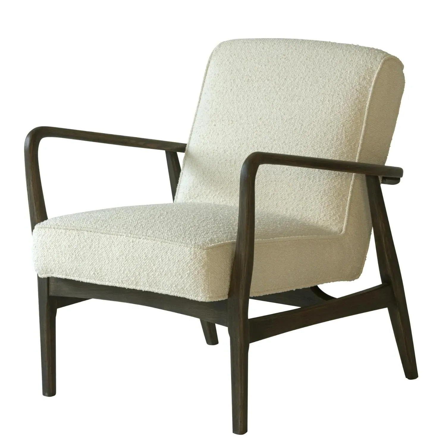Upholstered Armchair - White, Boucle product