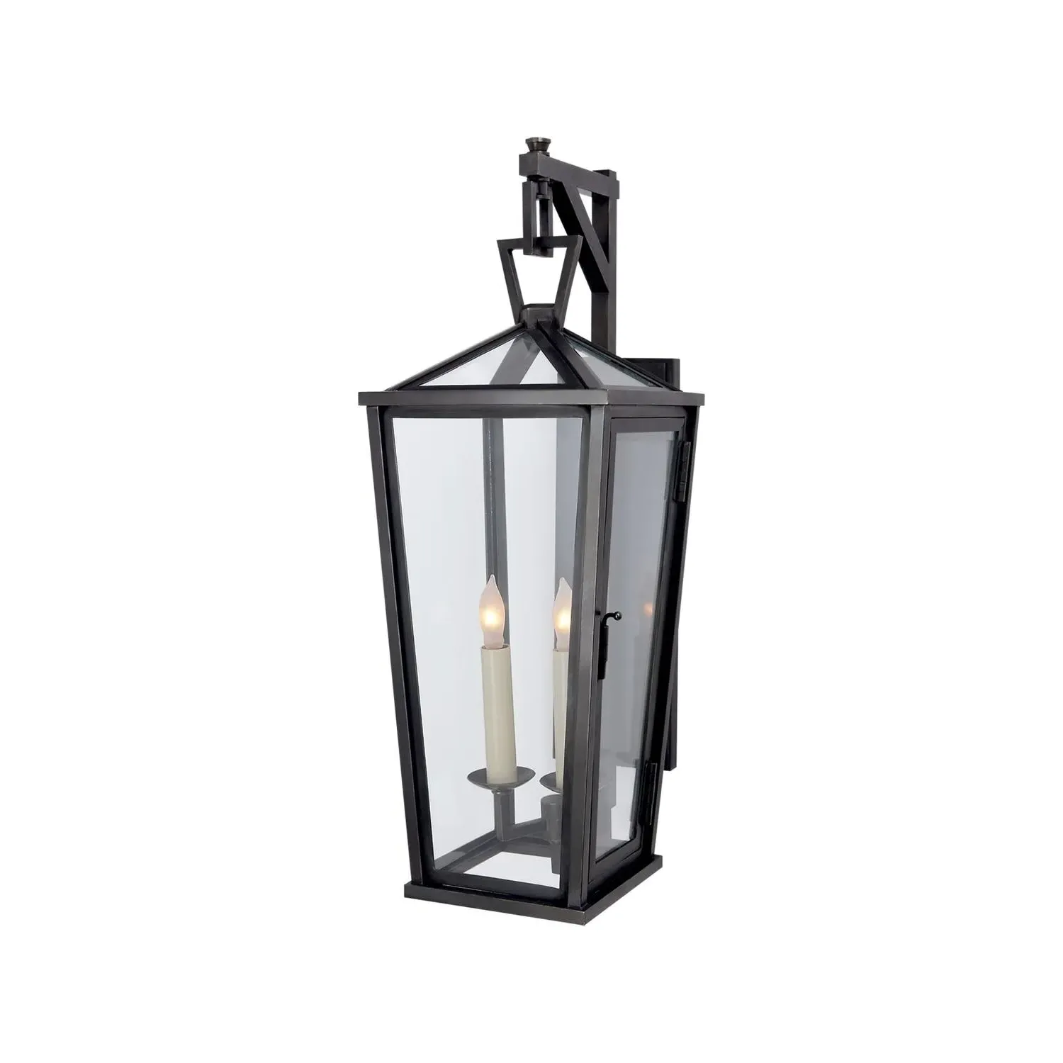 Small Wall Light with Candles - Bronze, Metal product