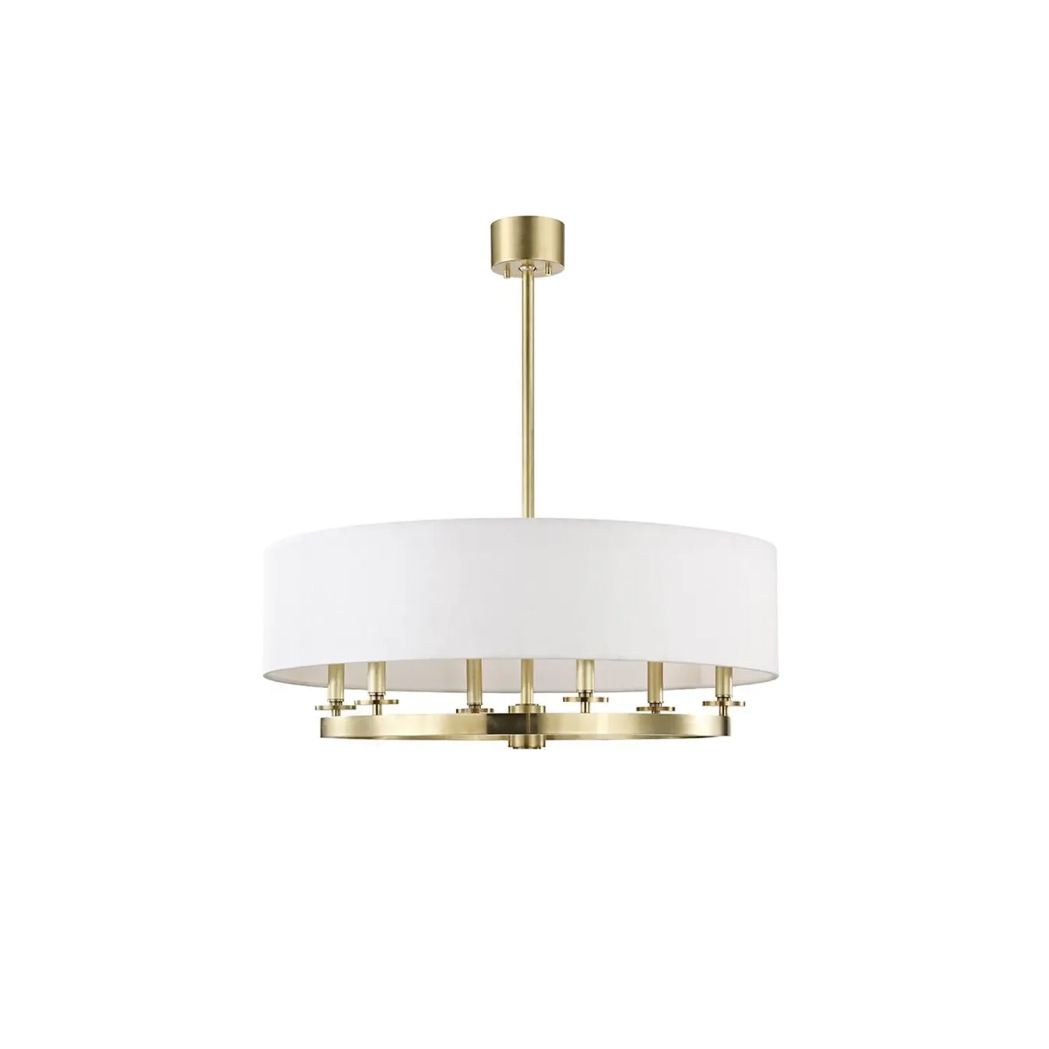 Round Pendant Ceiling Light - Brass, Metal product
