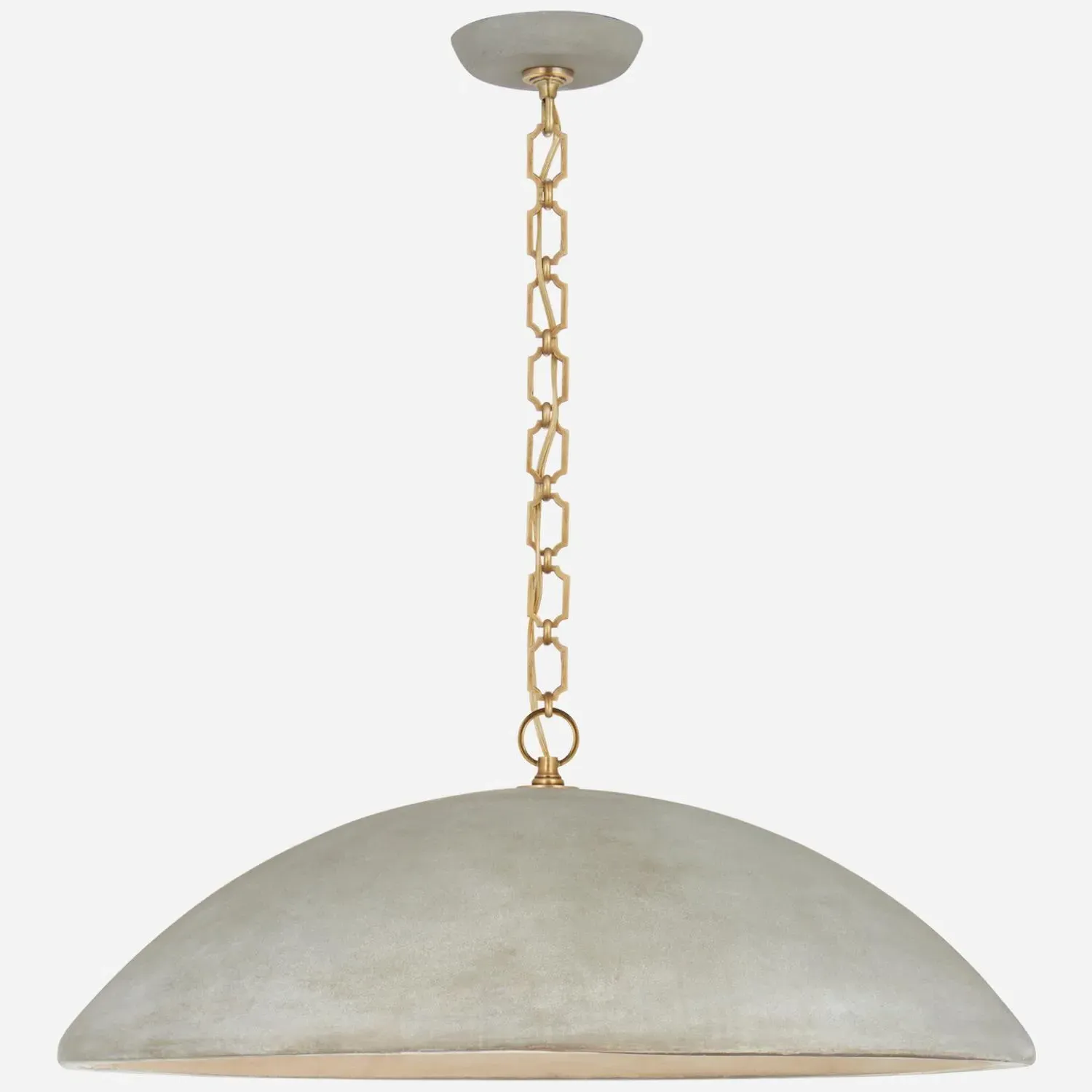 Elliot Pendant Light with Stone Shade - Grey, Stone product