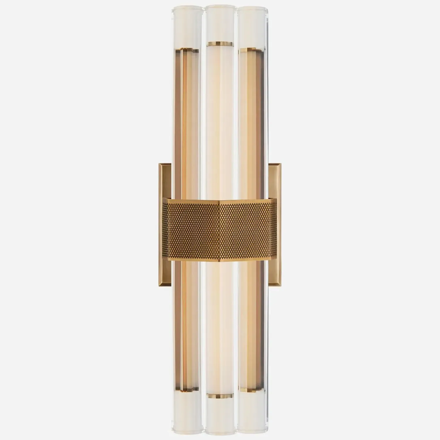 Small Wall Light with Crystal Tubes - Brass product
