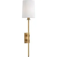Diamond Arm Wall Light - Aged Brass, Metal alternate view