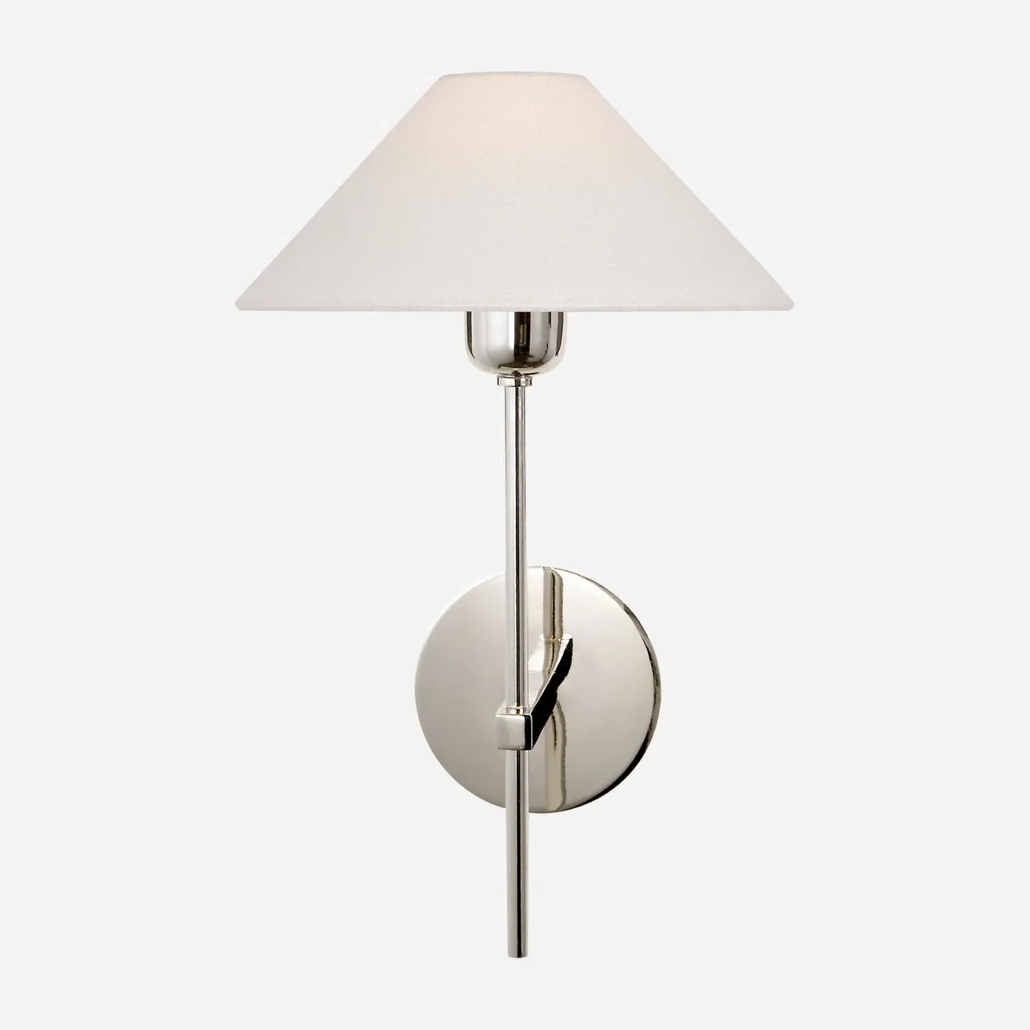 Wall Light with Empire Shade - Polished Nickel product