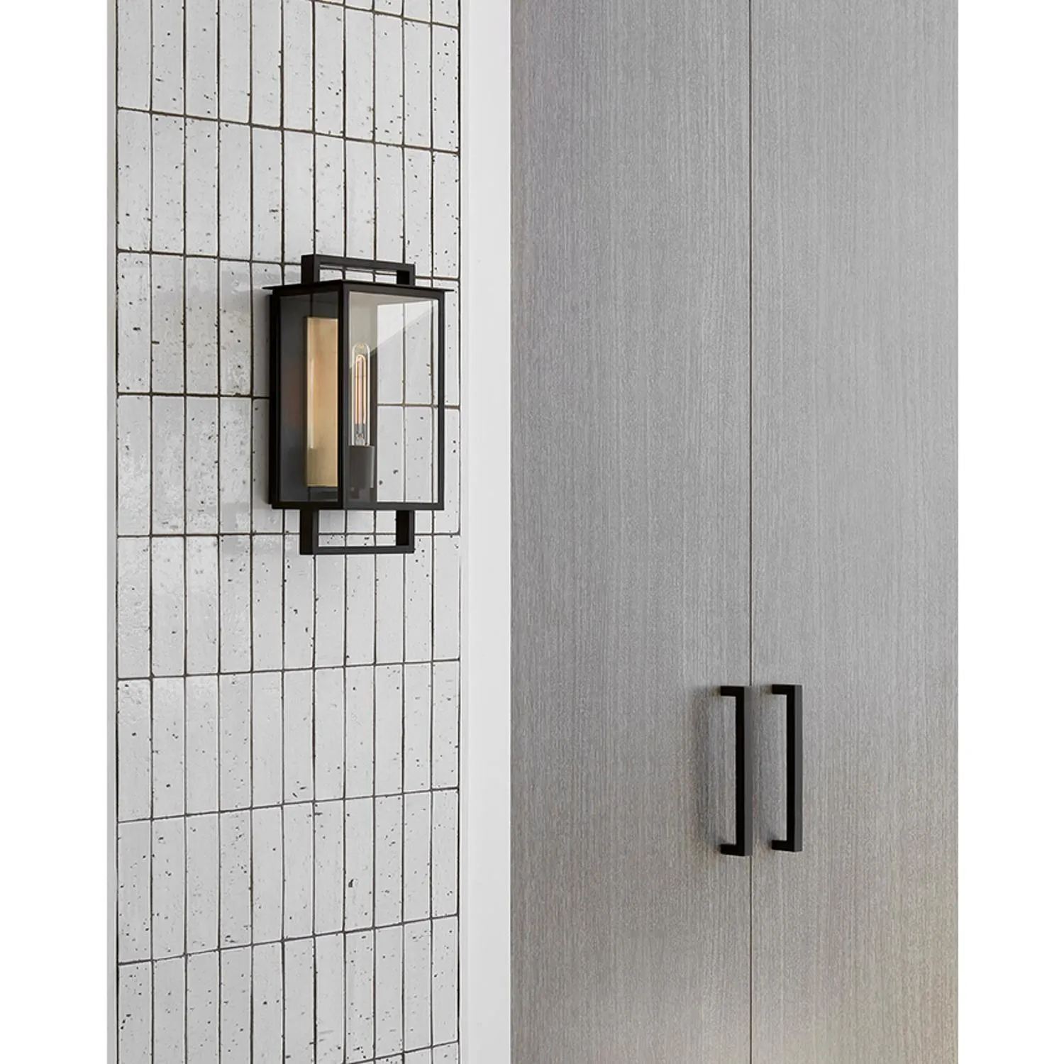 Medium Wall Light - Aged Iron alternate view