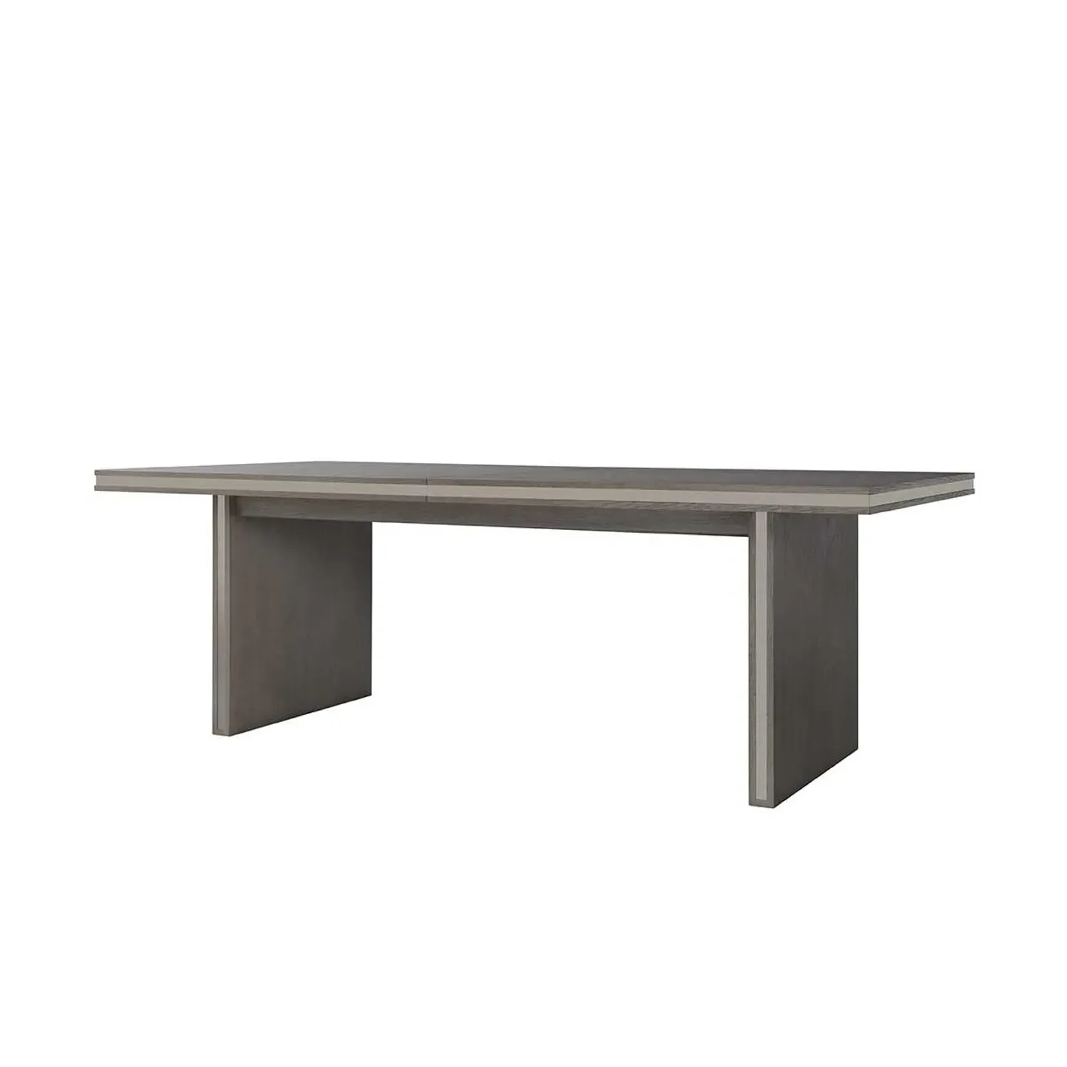 Extending Dining Table - Smoked Oak, Pewter Inlays product