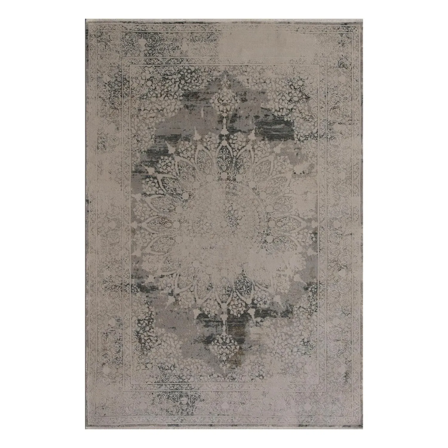 Hana Nain Style Rug with Central Medallion - Multicolor, Woven alternate view