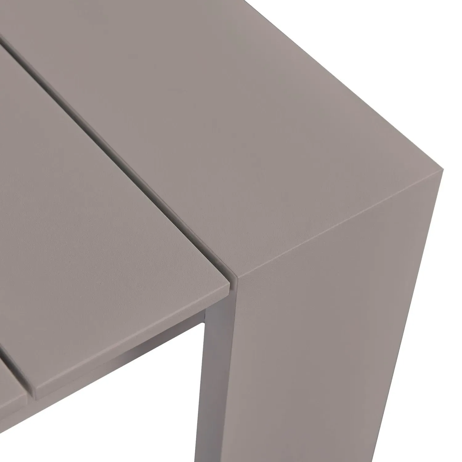 Outdoor Side Table - Taupe, Powder Coated Aluminium alternate view