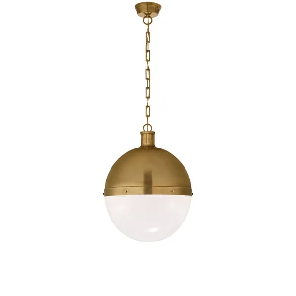 hicks-pendant-light-extra-large-hand-rubbed-antique-brass-andrew-martin image