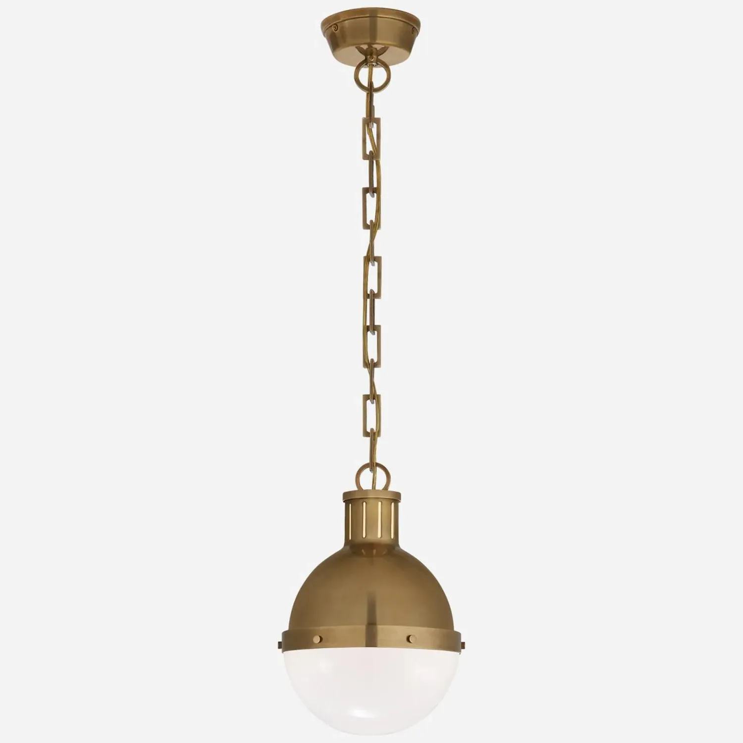 Small Ball Pendant Light - Brass, Glass product
