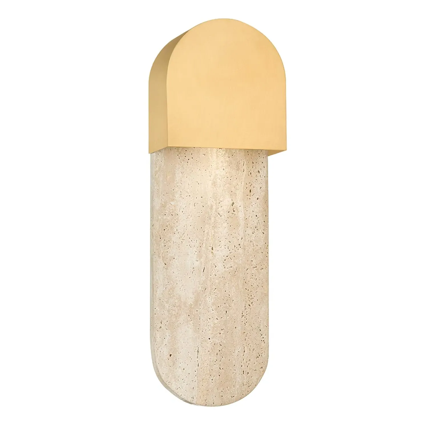 Wall Light with Marble Base - Aged Brass product