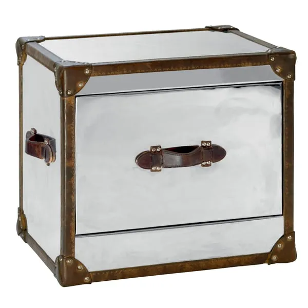 howard-steel-leather-side-table-andrew-martin image