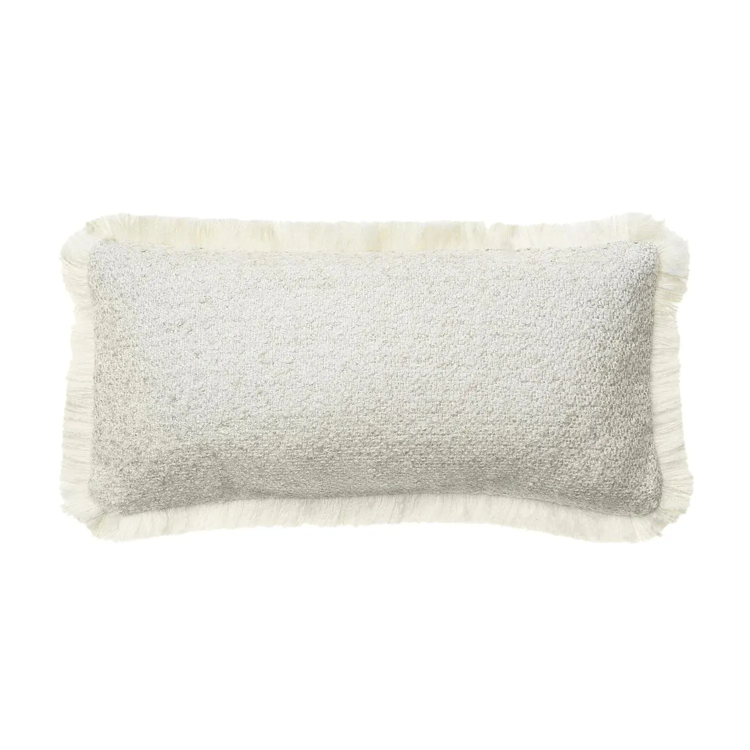 Andrew Martin Huntsman Rectangular Cushion with Trim - Natural, Bouclé product