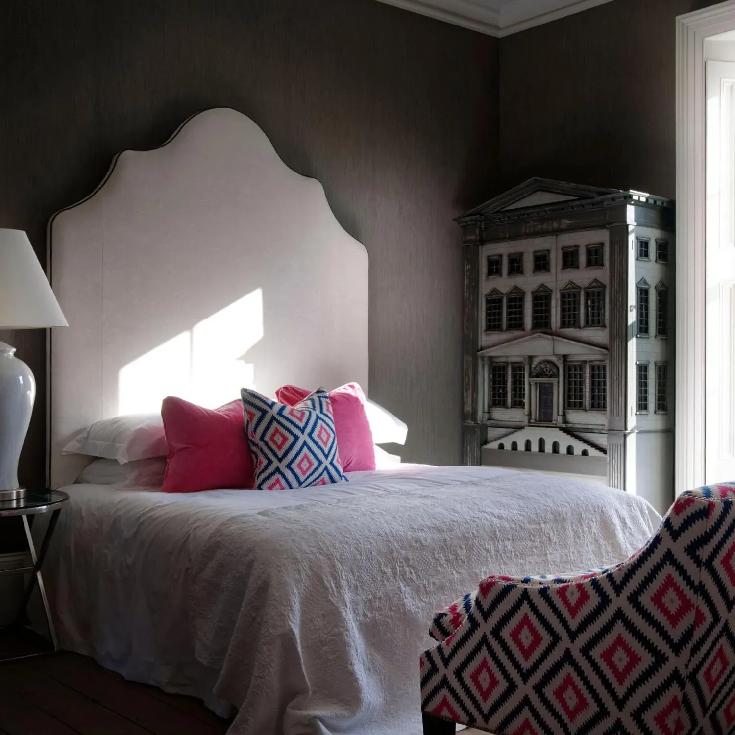 5ft Jonty Curved Headboard - Custom, Upholstered product