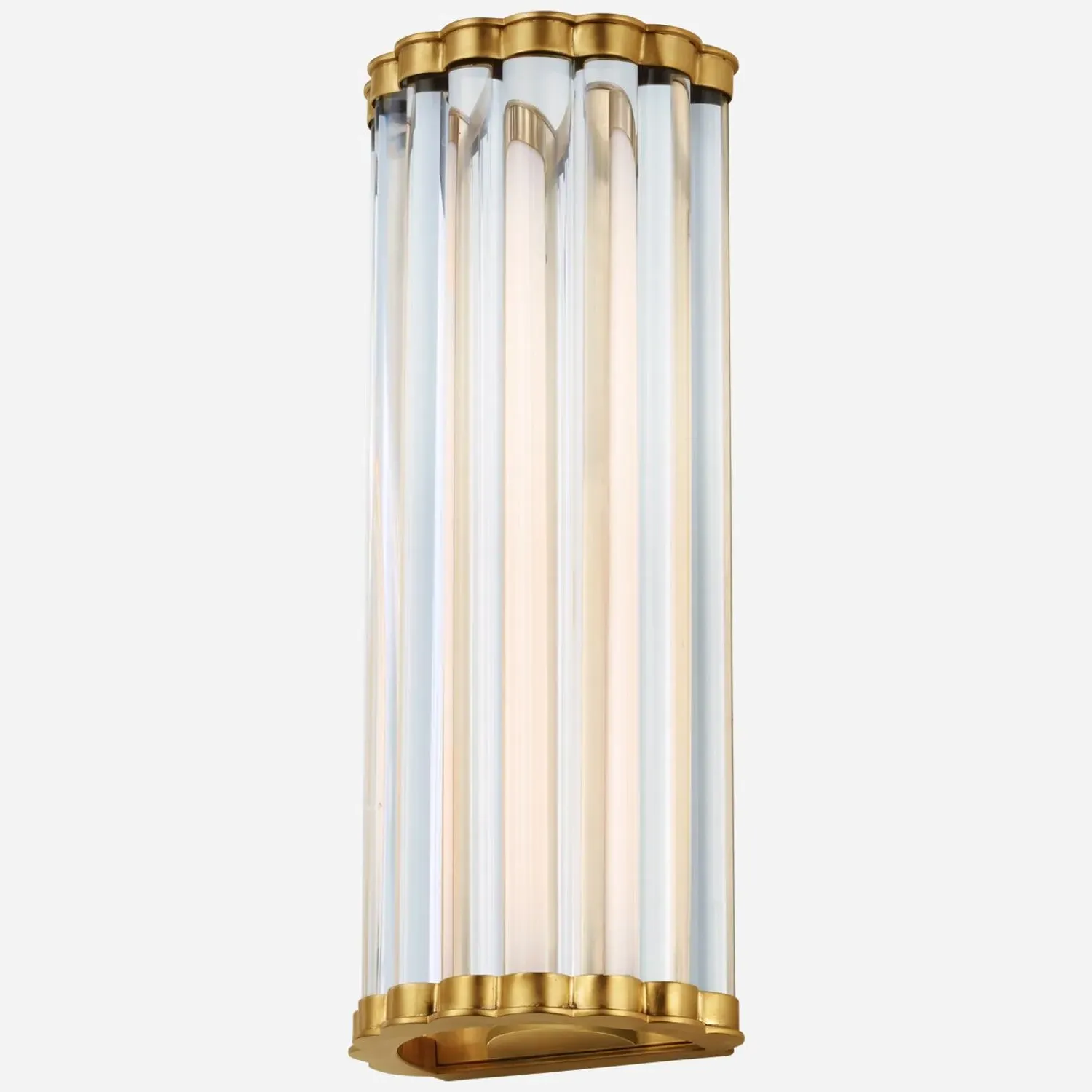Small Wall Light with Glass Rods - Brass product