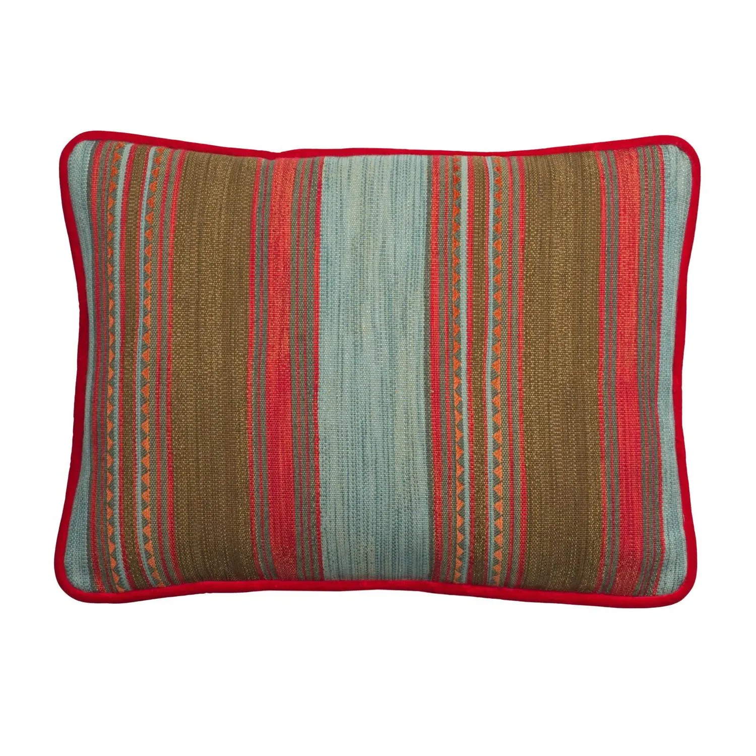 Las Salinas Rectangular Cushion with Feather Fill - Cotton Blend Kilim product