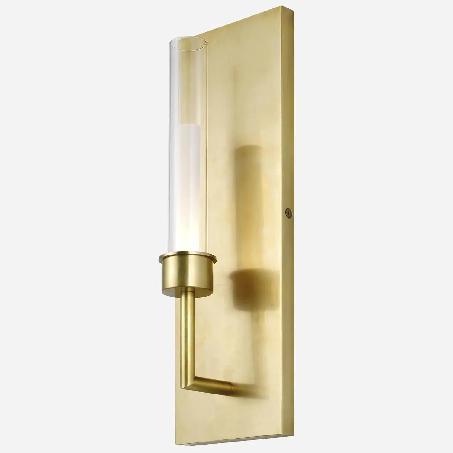 Single Wall Light with LED - Brass, Glass product