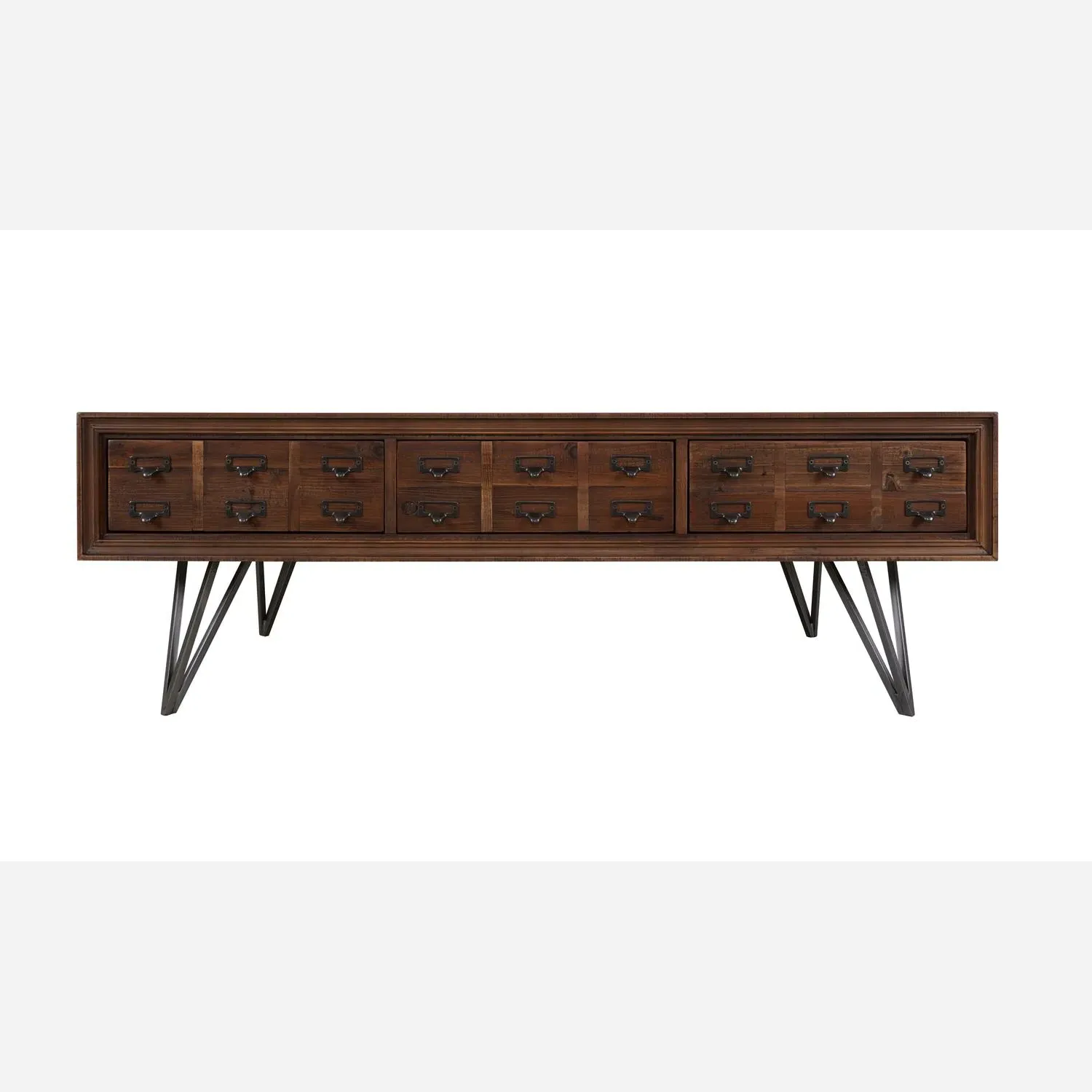 Coffee Table with 3 Drawers - Reclaimed Wood product
