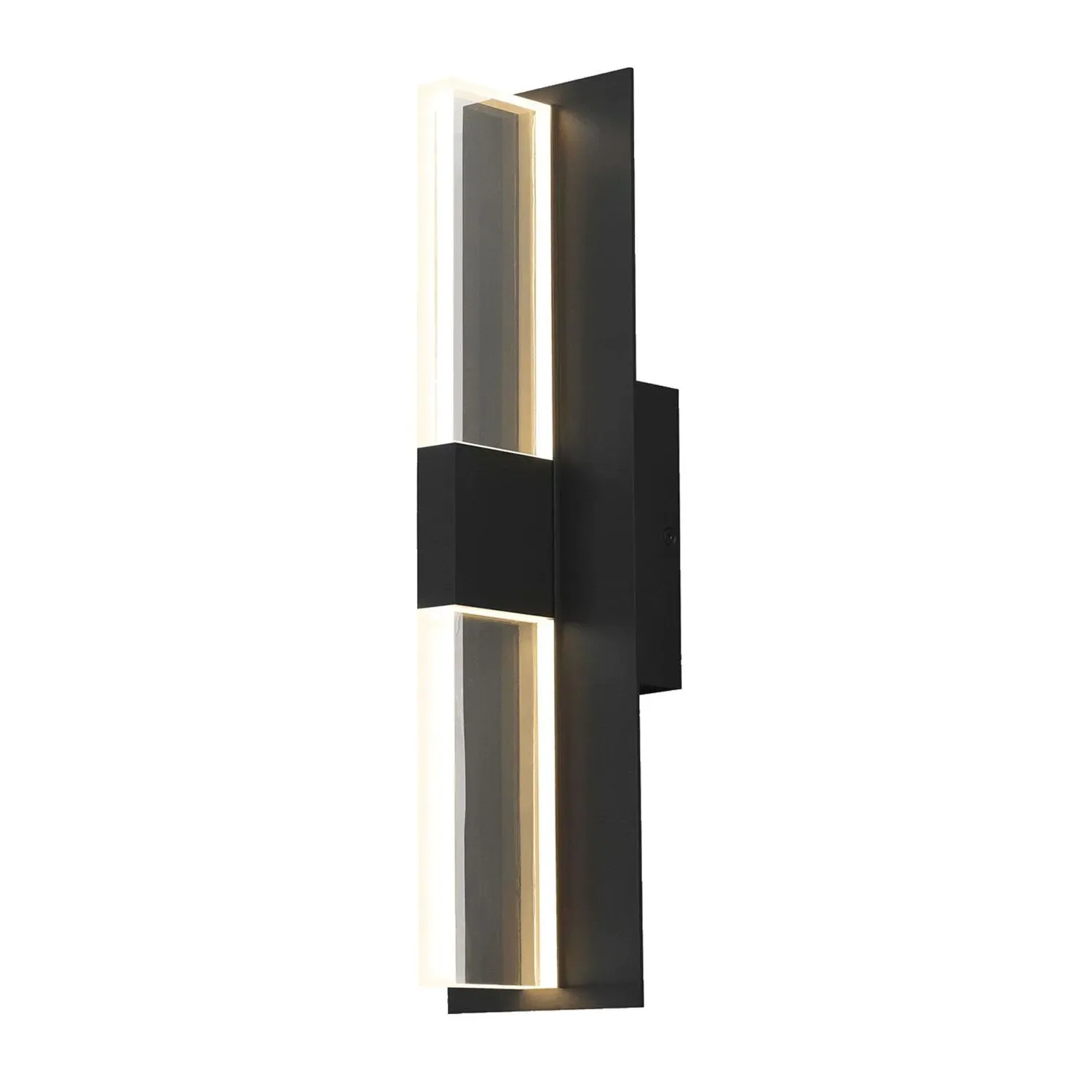 Small Linear Wall Light - Black, Metal alternate view