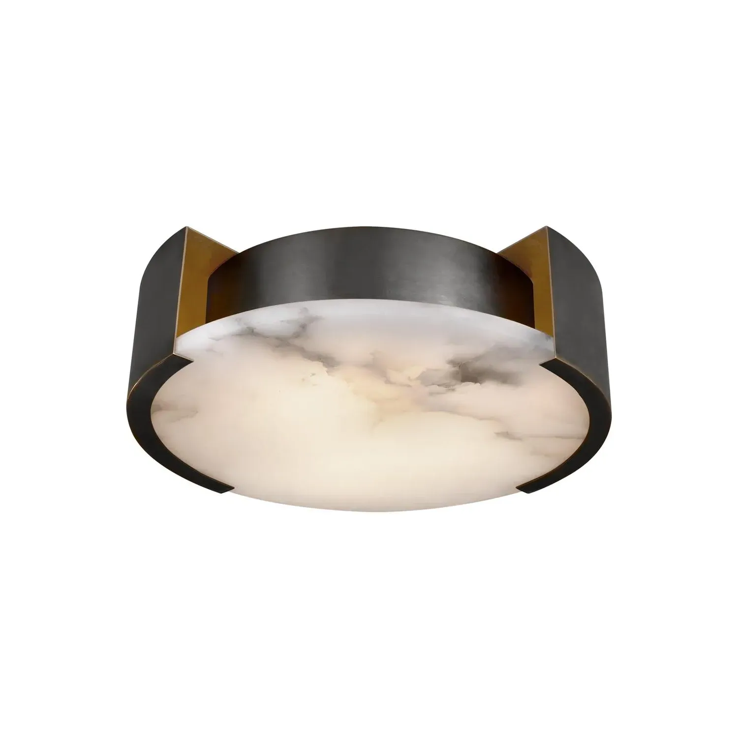 Small Flush Mount Light - Bronze, Alabaster product