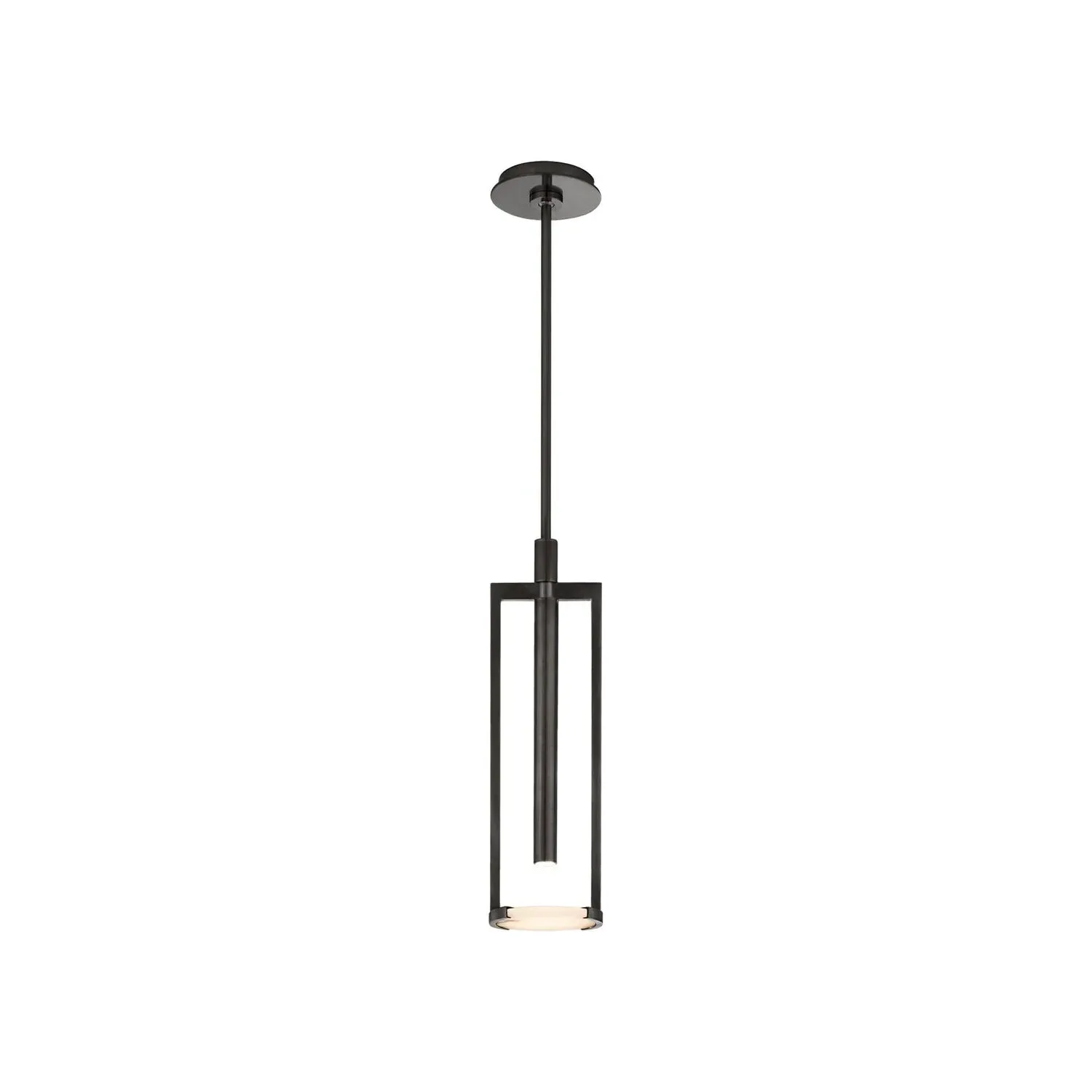Small Melange Pendant Light - Bronze, Alabaster product