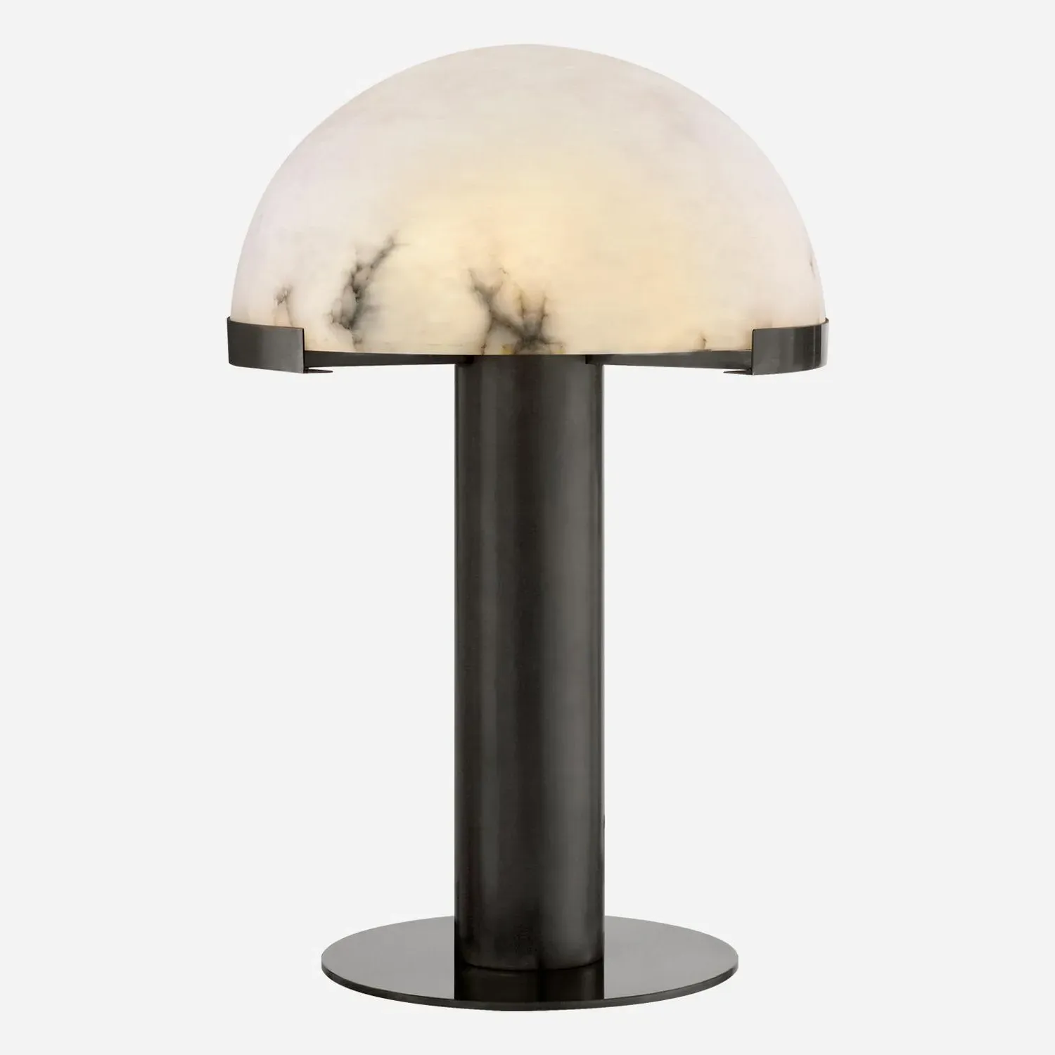 Geometric Table Lamp - Bronze, Alabaster product