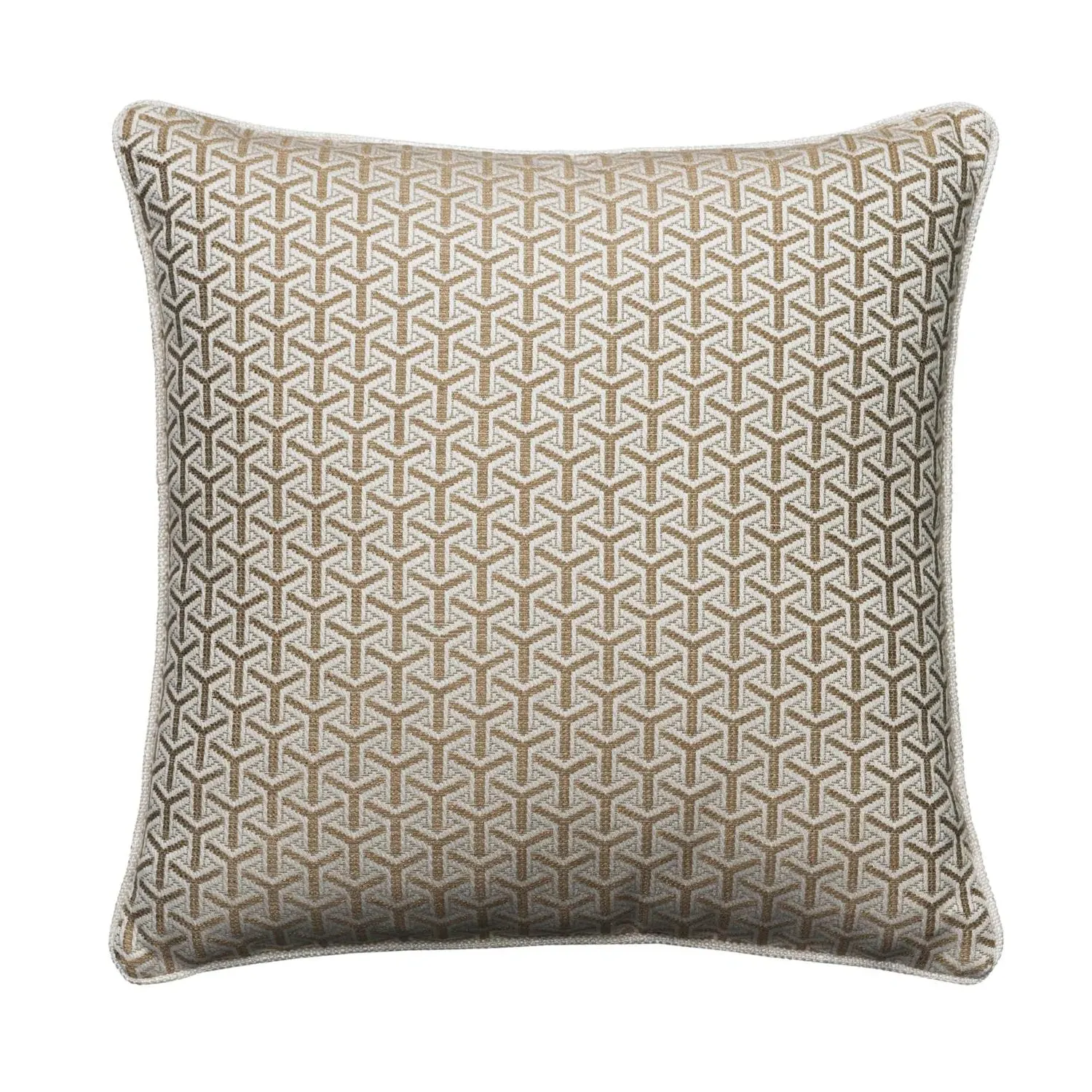 Square Cushion with Feather Fill - Almond, Linen product