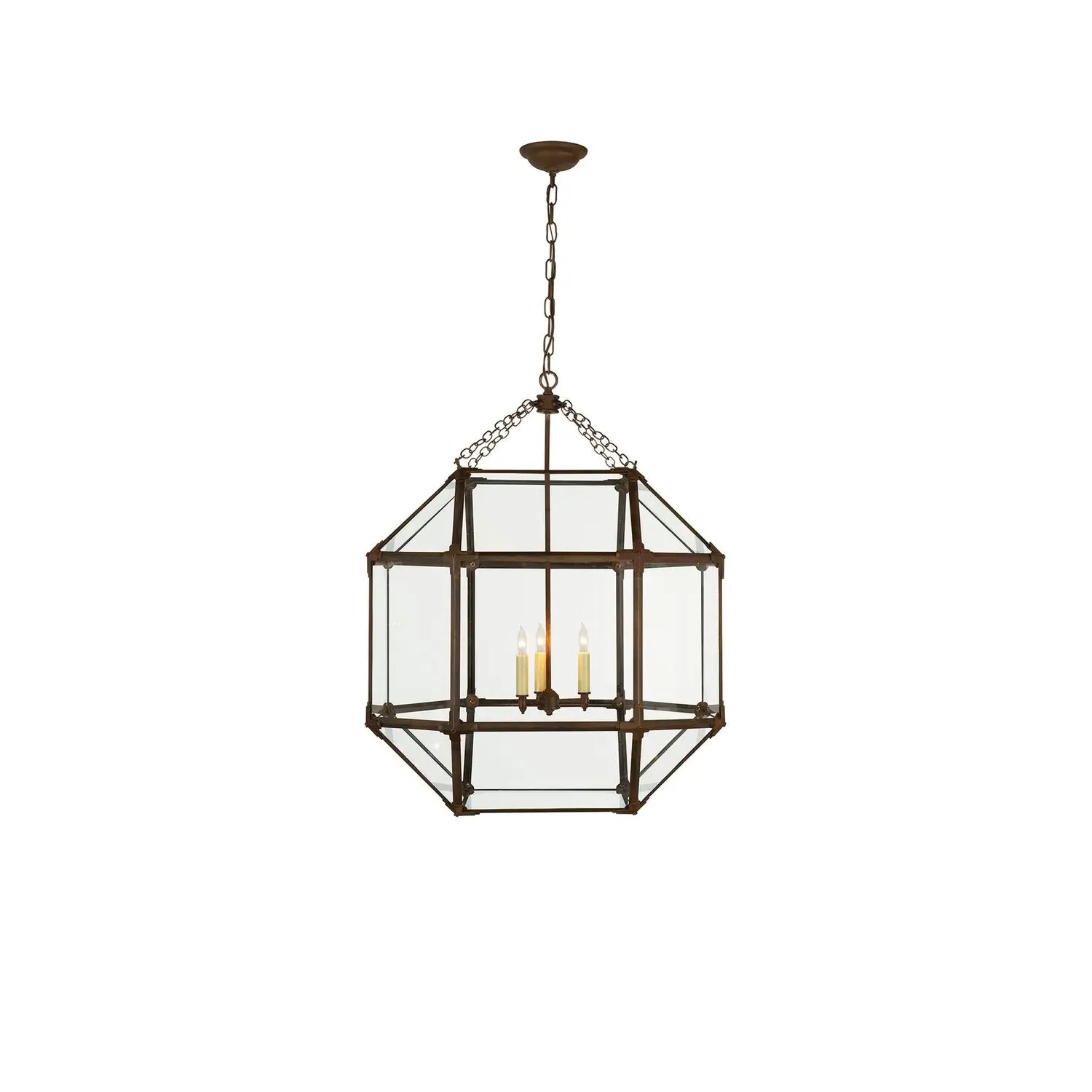 Small Pendant Light - Antique Zinc, Glass product