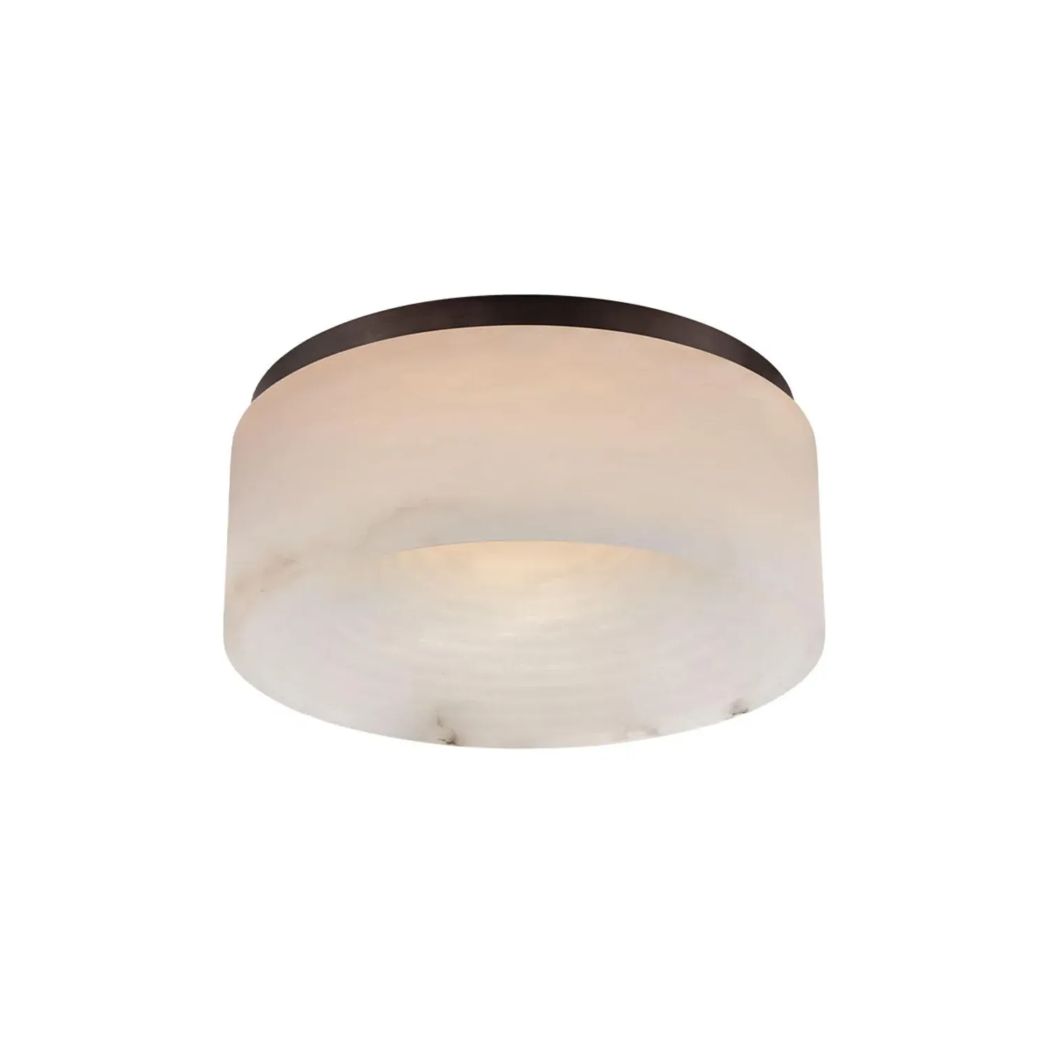 Round Ceiling Light Flush Mount - Bronze, Metal product