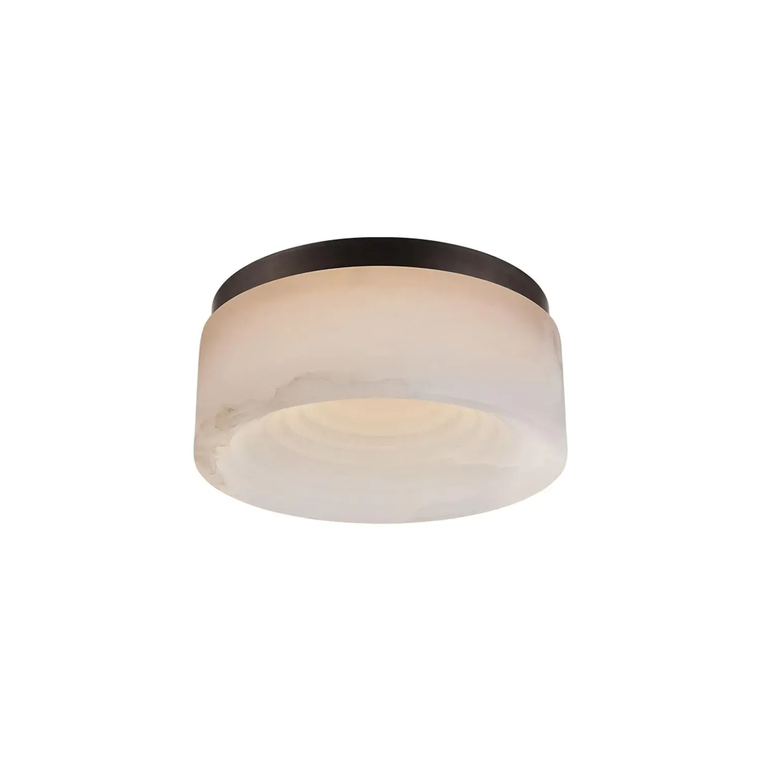 Small Flush Mount Ceiling Light - Bronze, Metal product