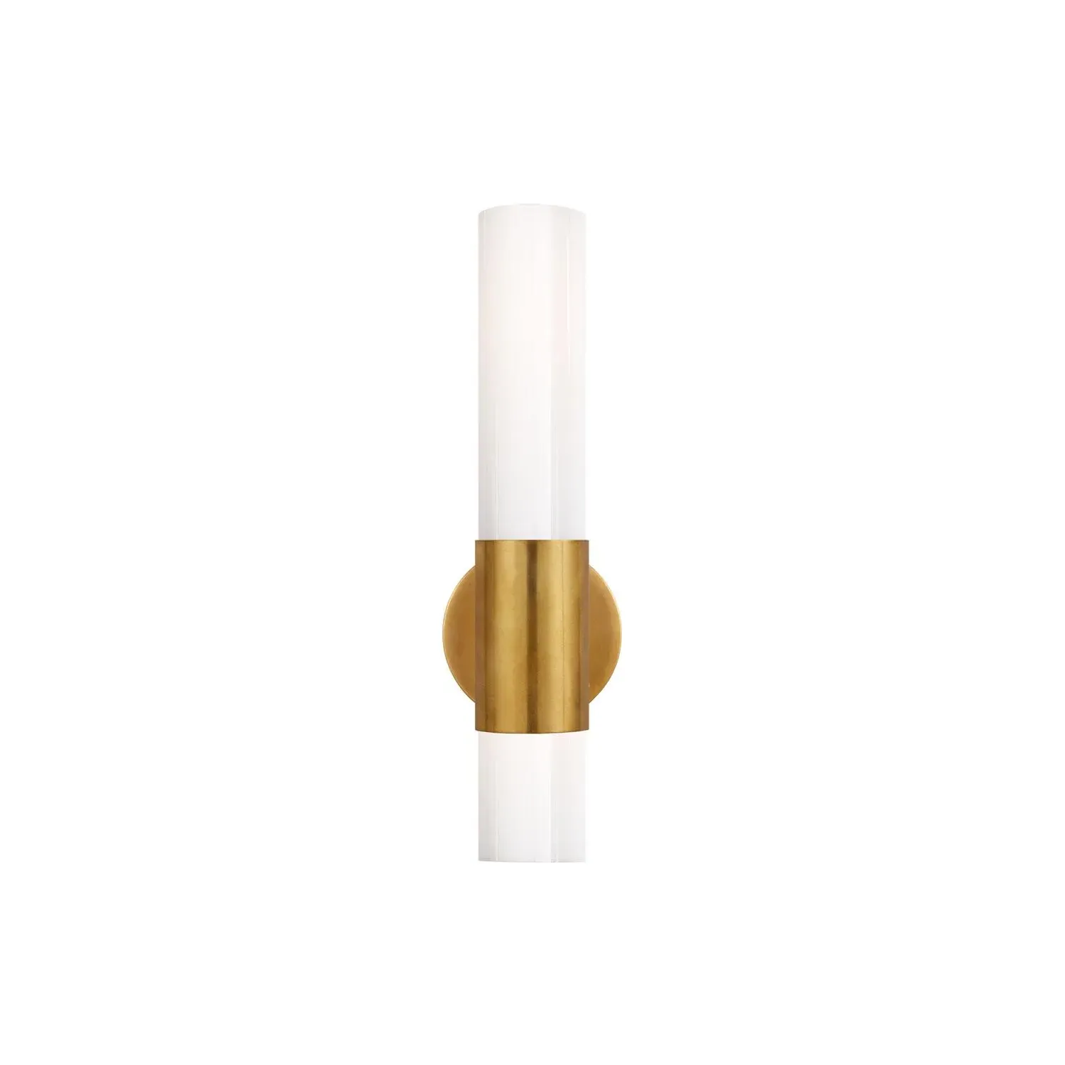 Penz Cylindrical Wall Light - Brass, Glass product