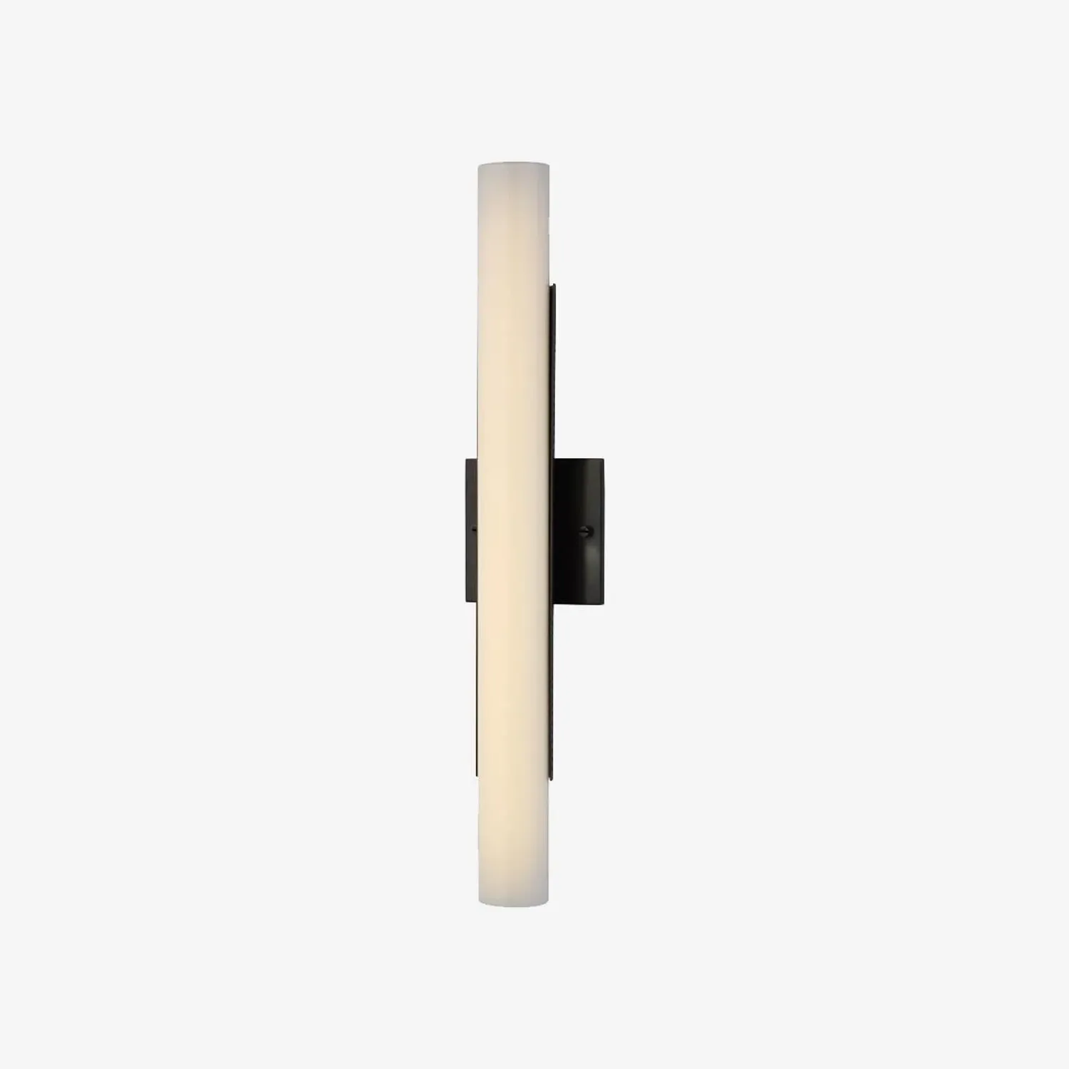 Large Wall Light with Glass Shade - Bronze product
