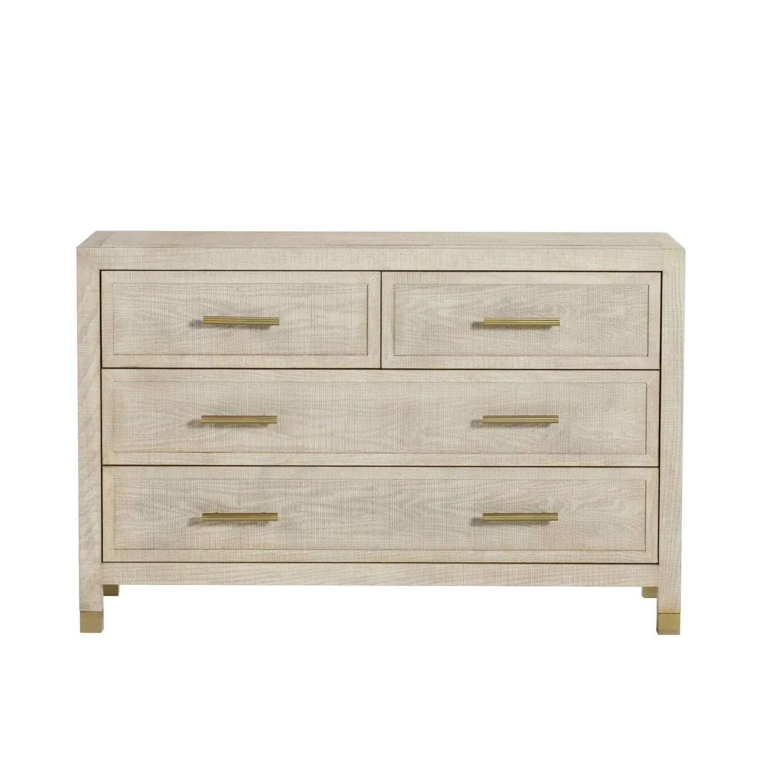 Medium Chest with Shelf and Brass Handle - Natural, Ash Wood alternate view