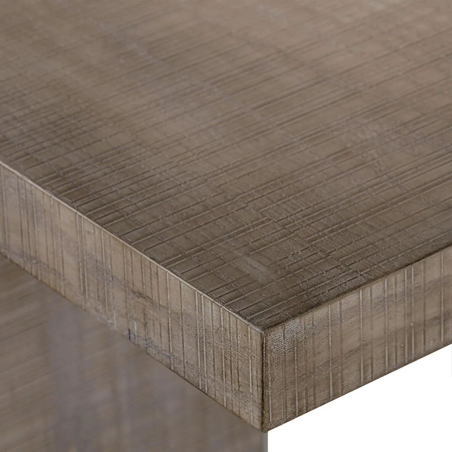 Side Table with Textured Finish - Grey, Ash alternate view