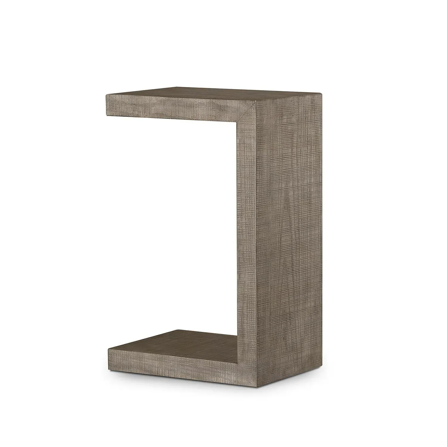 Side Table with Textured Finish - Grey, Ash product