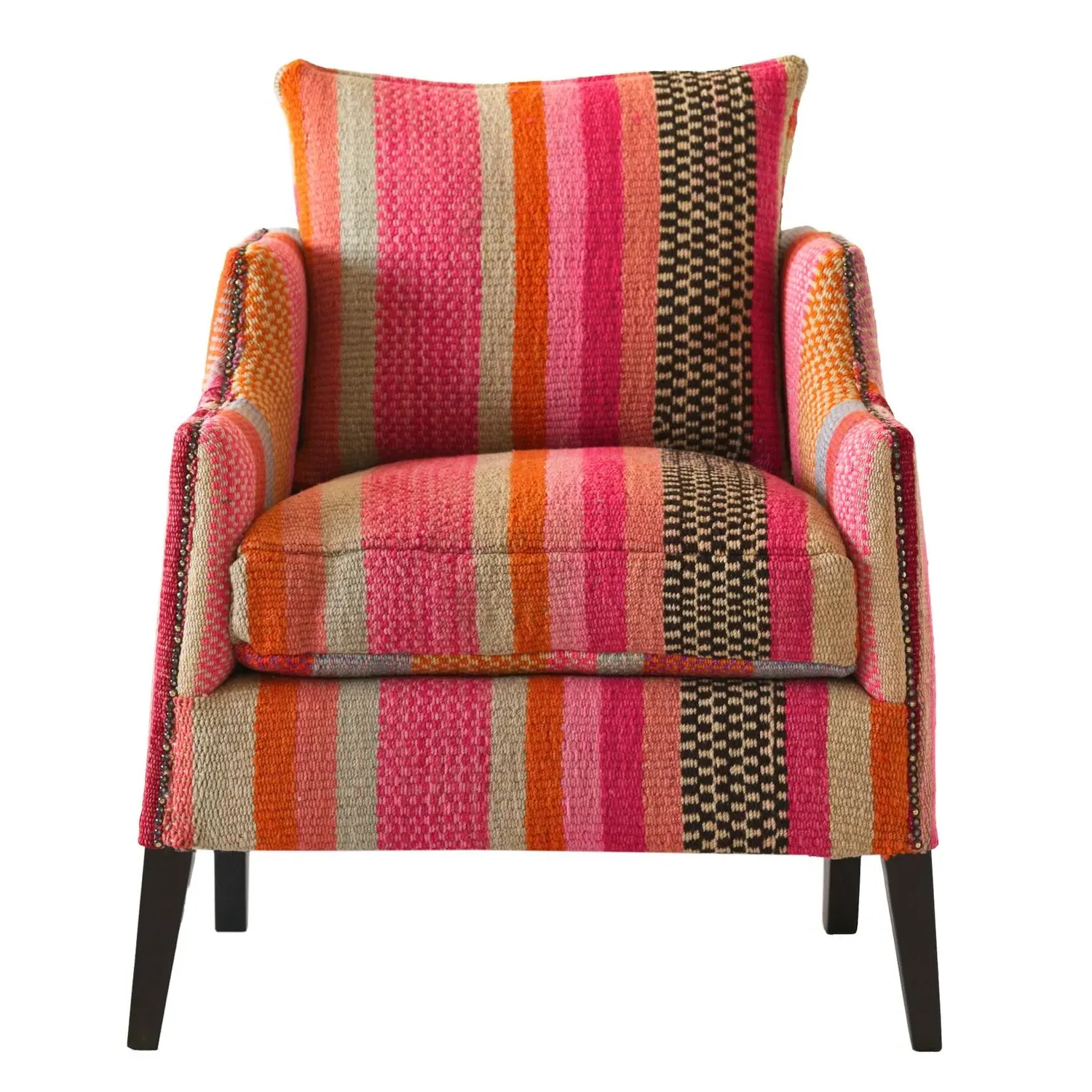 Regal Armchair - Pink, Wool alternate view