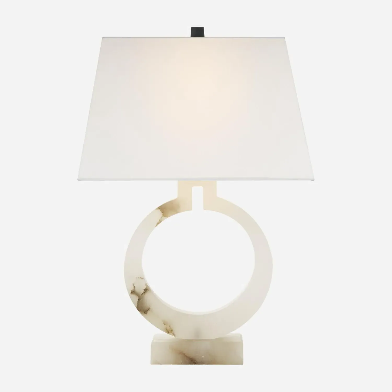 Small Ring Table Lamp - Alabaster, Stone product