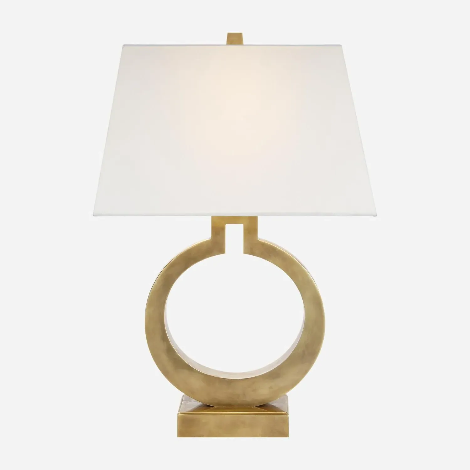 Small Ring Table Lamp - Brass, Metal product