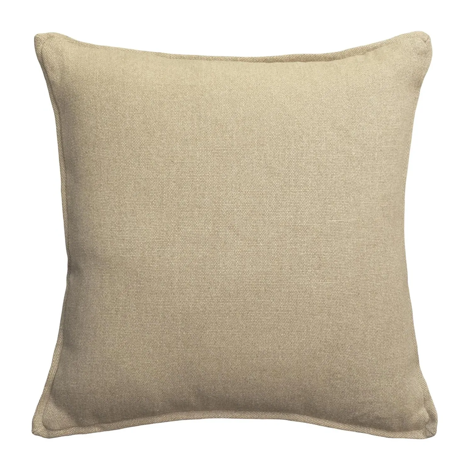 Square Cushion with Oxford Trim - Natural, Linen product