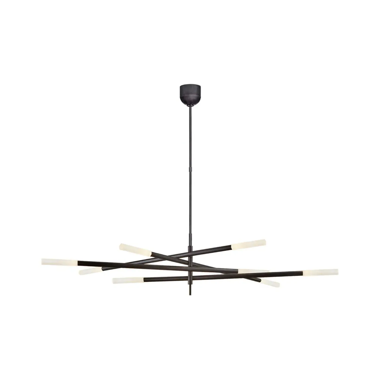 Grande Tube Chandelier - Bronze, Metal product