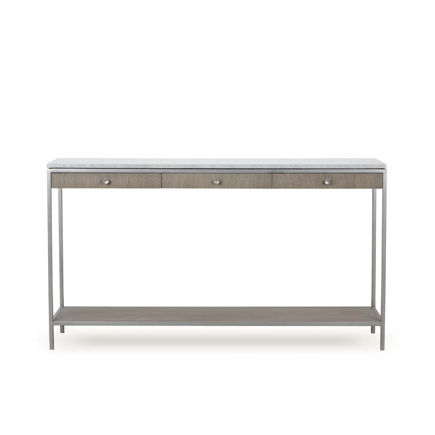 Rufus Console Table - White, Marble alternate view