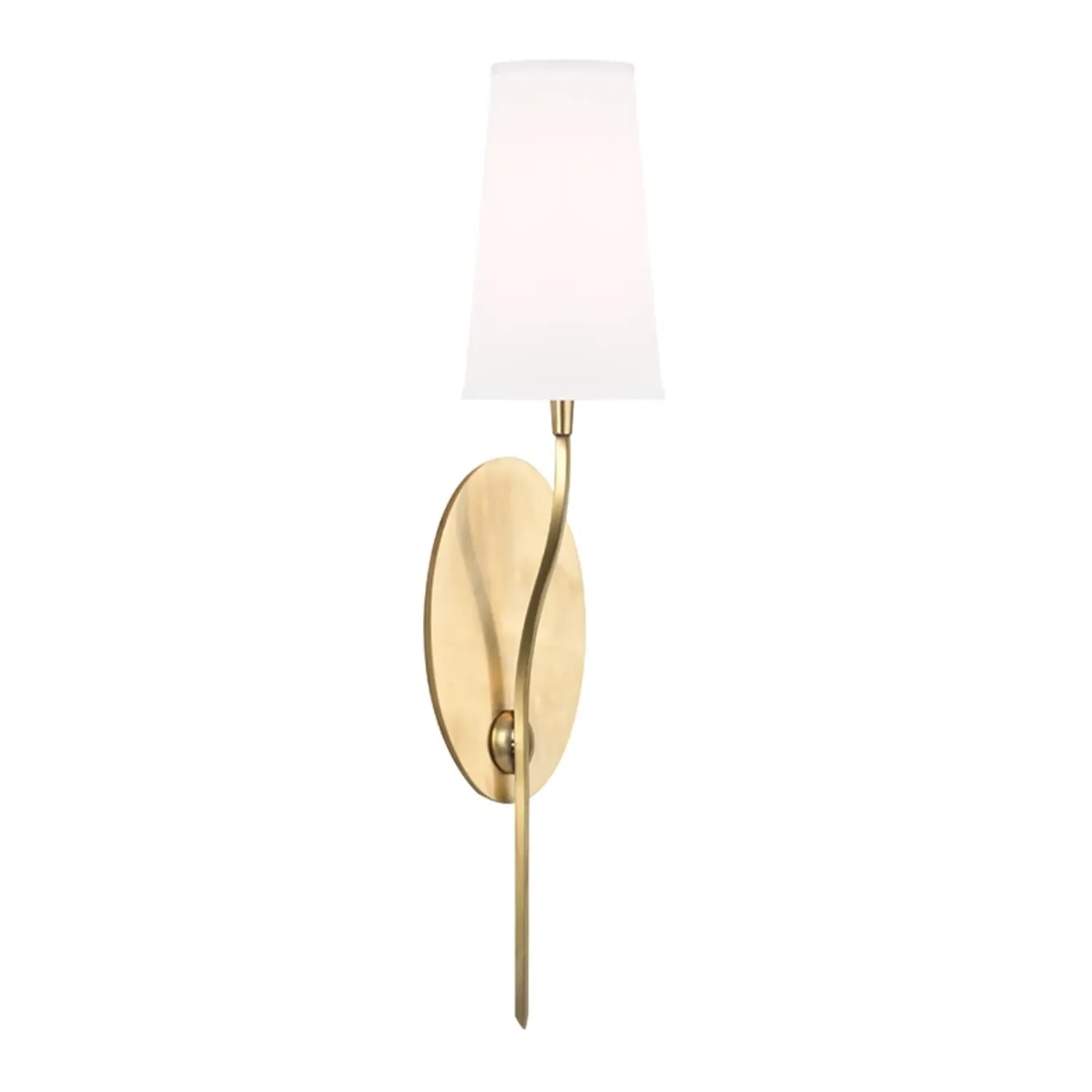 Wall Light with Curved Arms - Brass, Metal product