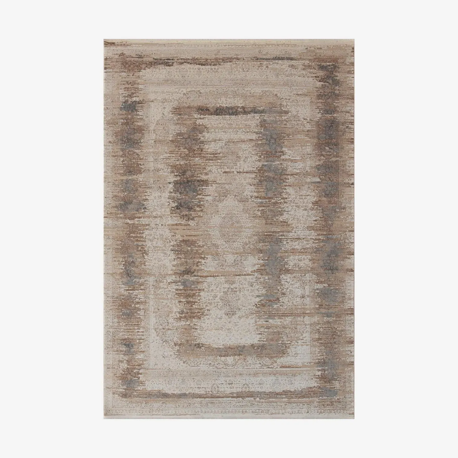 Medium Rug with Medallion Design - Sandy Tones product