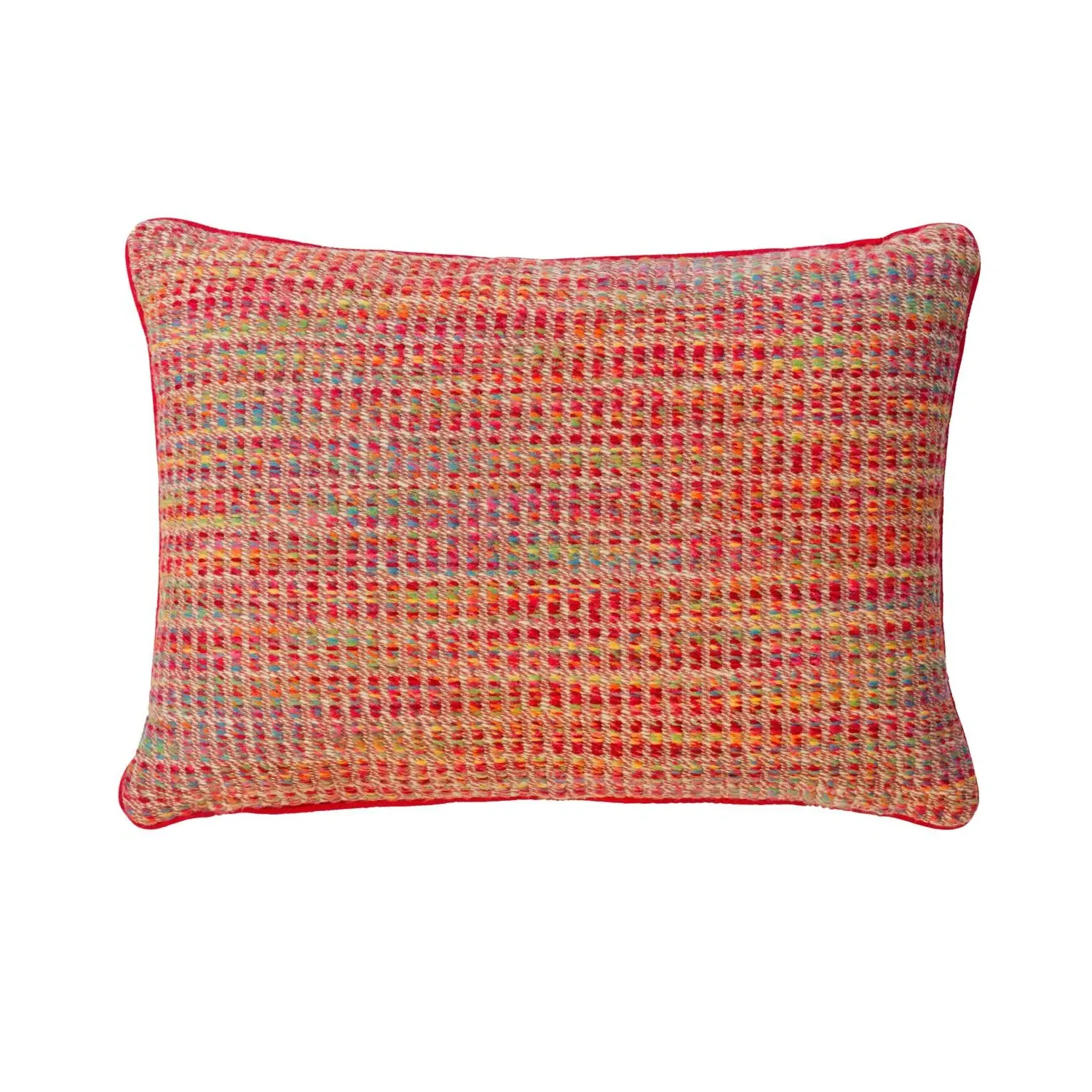 Sorrento Rectangular Cushion - Multicoloured, Chenille Weave alternate view