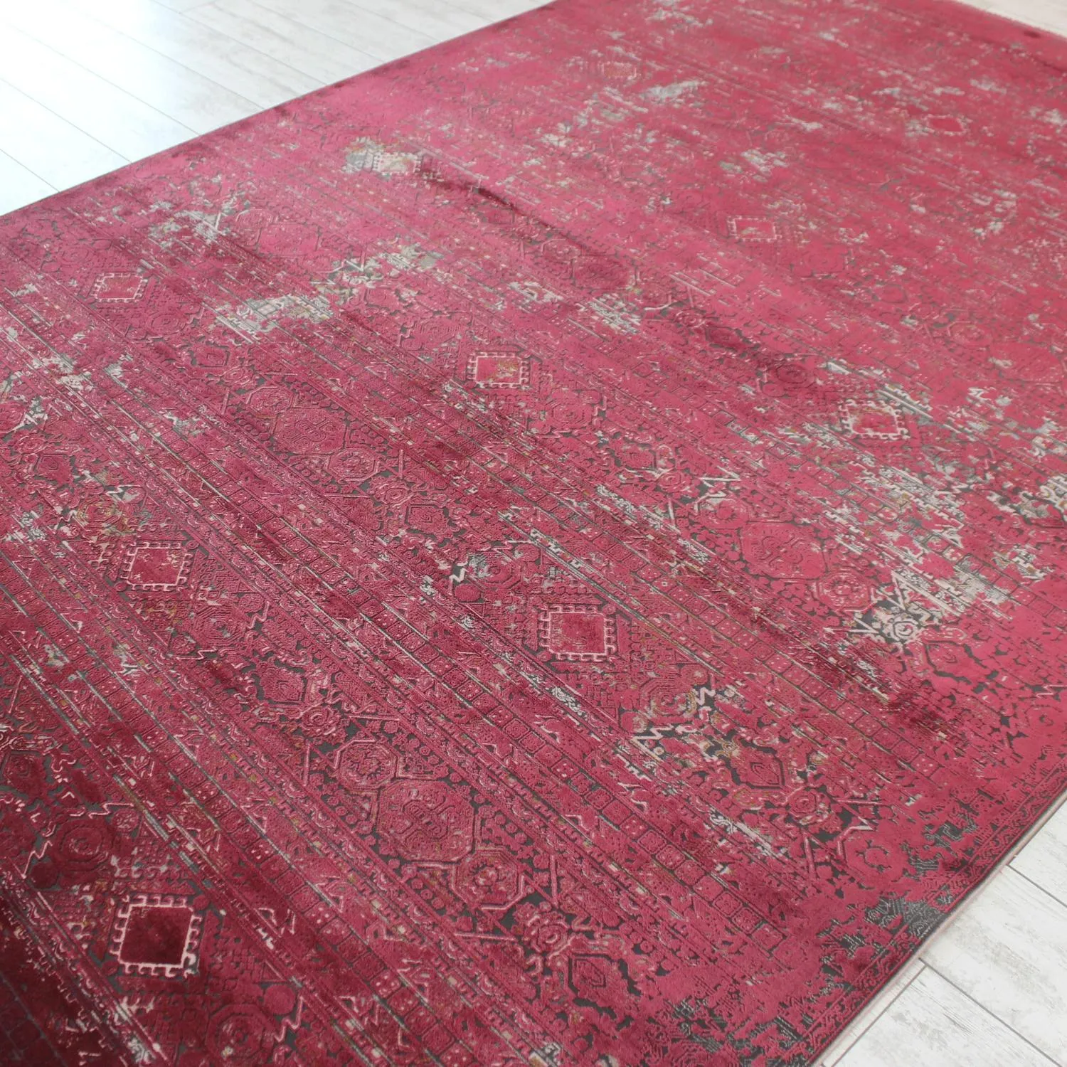 Small Persian Rug - Cerise, Traditional Weave alternate view