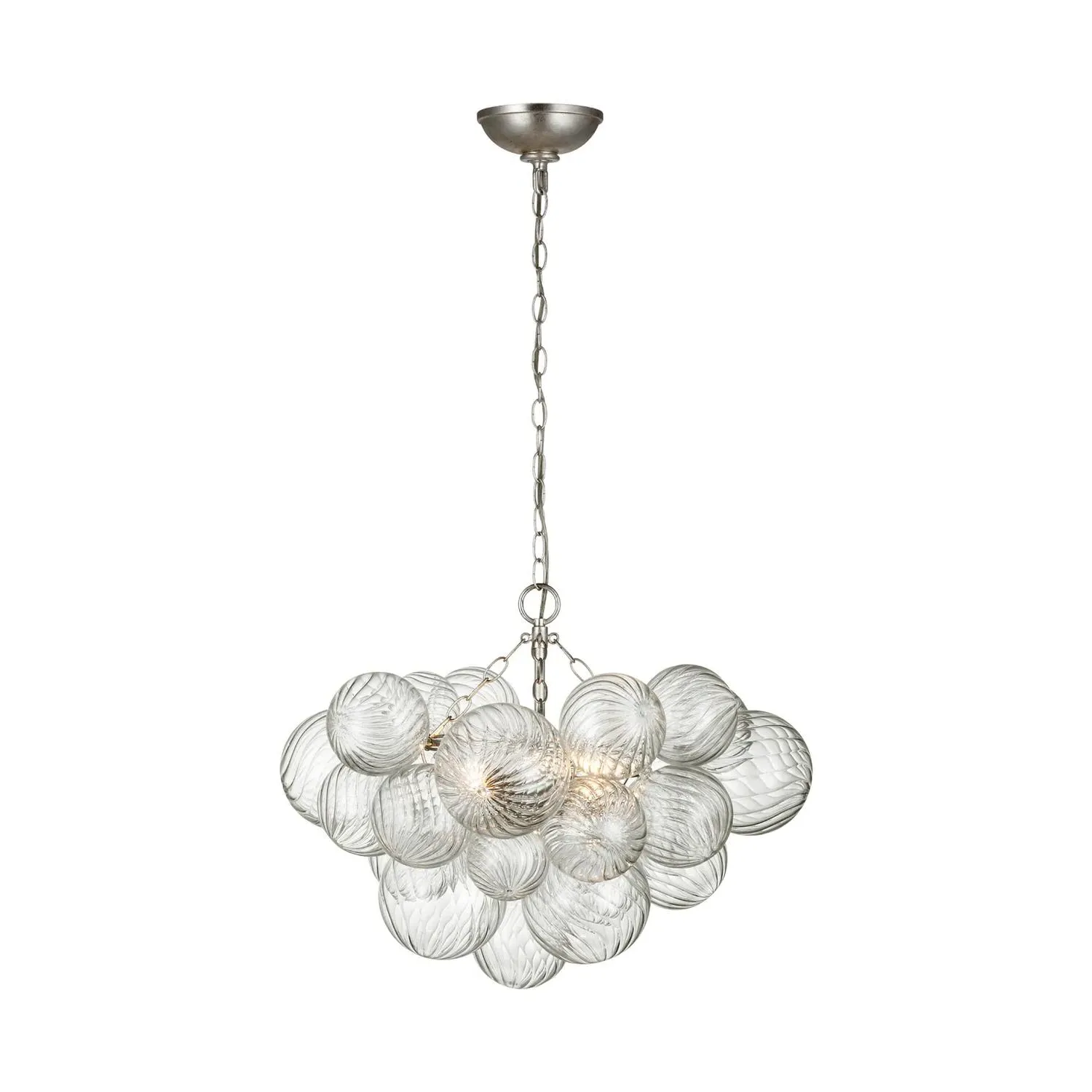 Small Talia Chandelier - Silver, Glass product