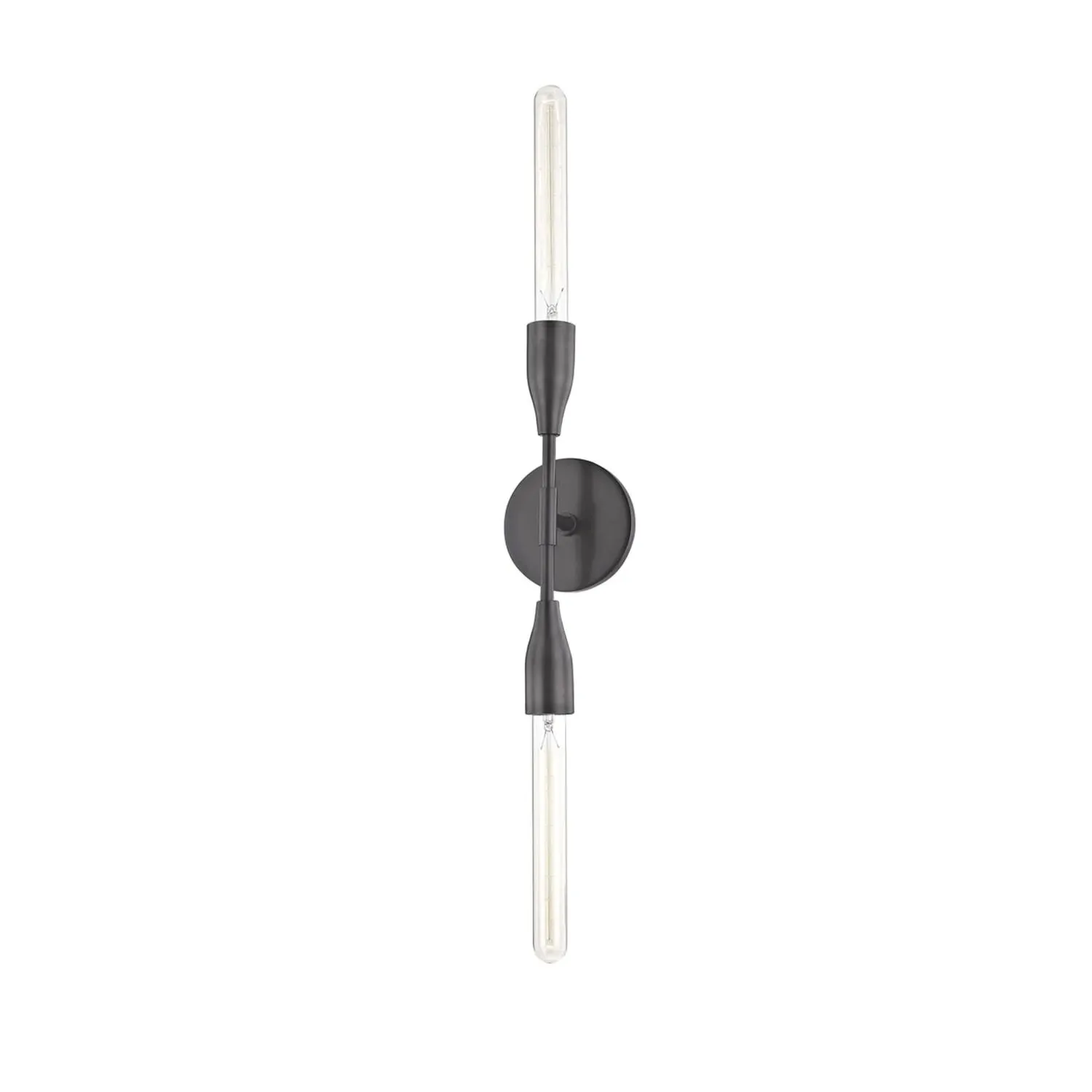 Double Wall Light with Circular Plate - Bronze product